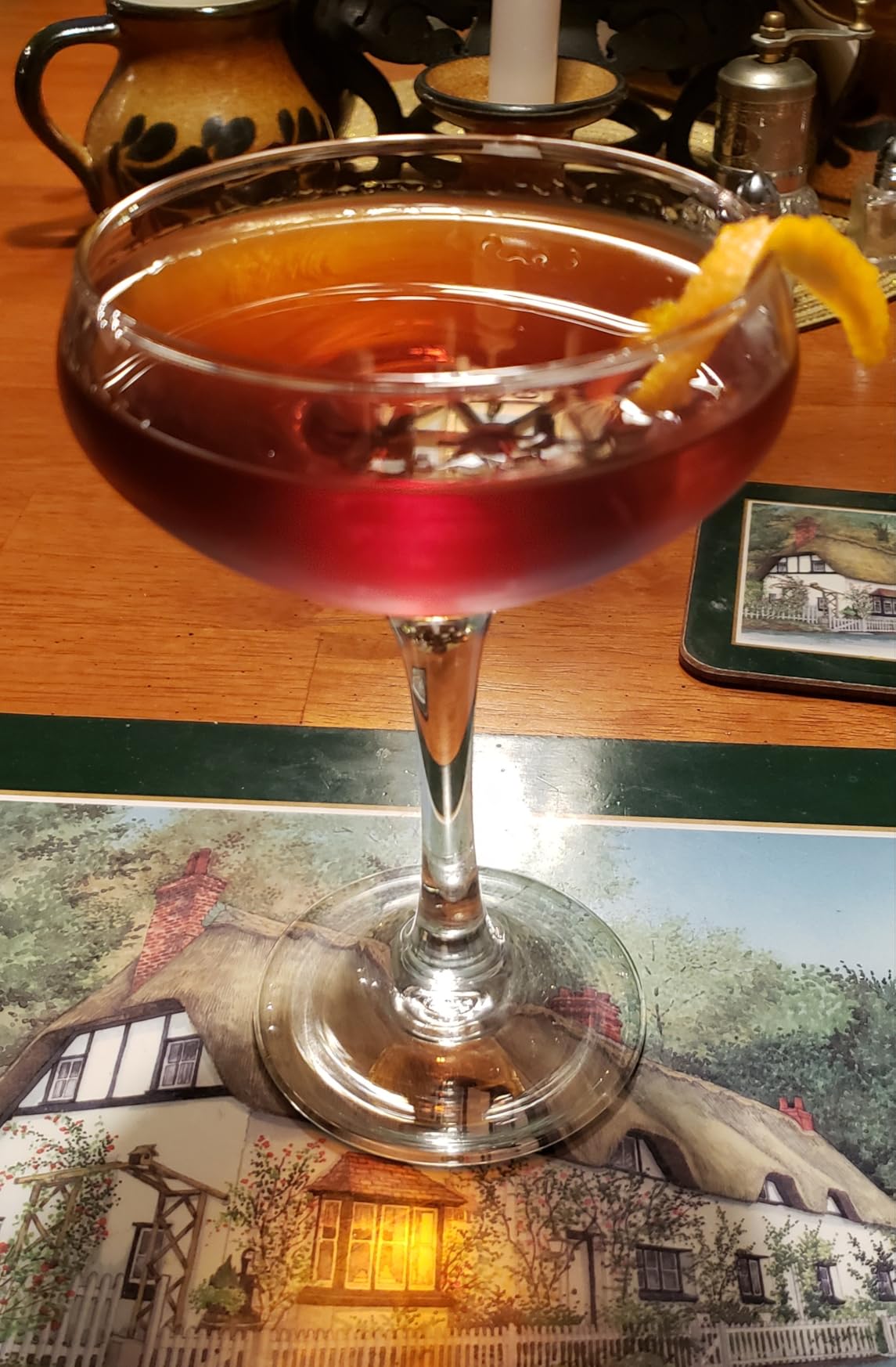 1930 Literary Round Table Cocktail Coupe - Algonquin-Era 2-Piece Set customer photo 1