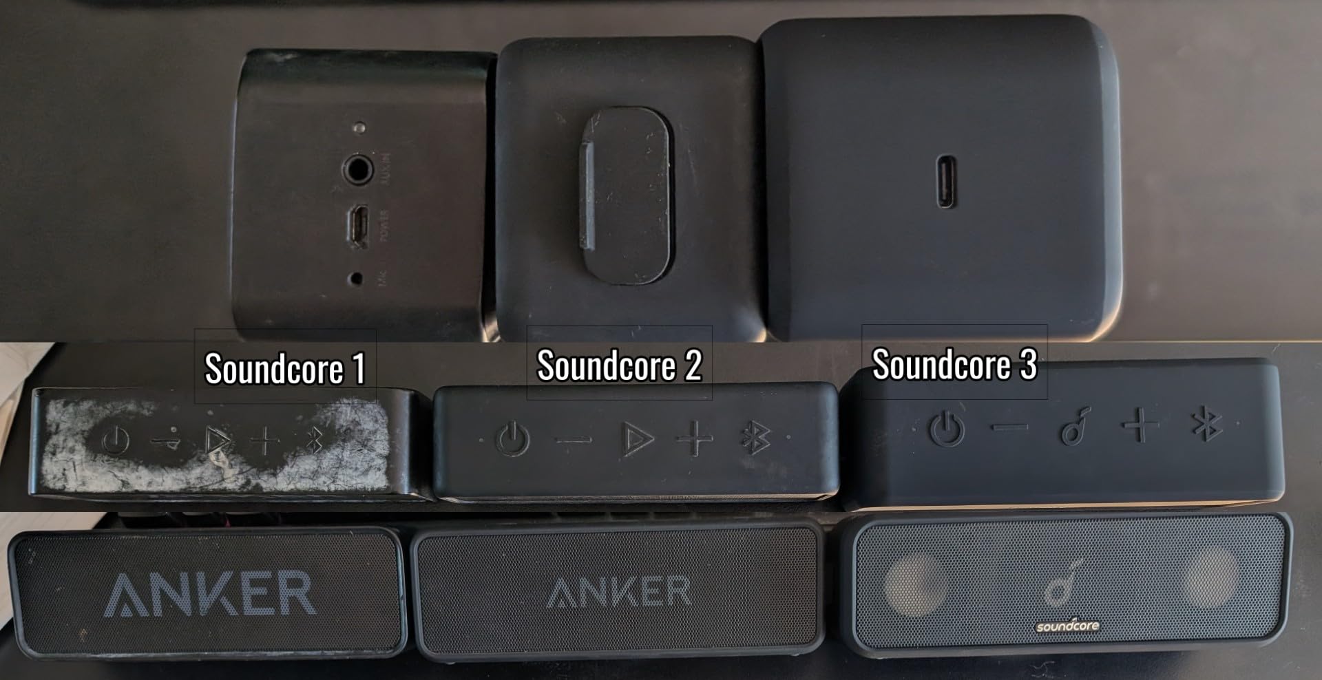 Soundcore Anker 3 Portable Bluetooth Speaker, IPX7 Waterproof, 24H Playtime | PartyCast, BassUp, Custom EQ App, Pure Titanium Diaphragm Drivers customer photo 2
