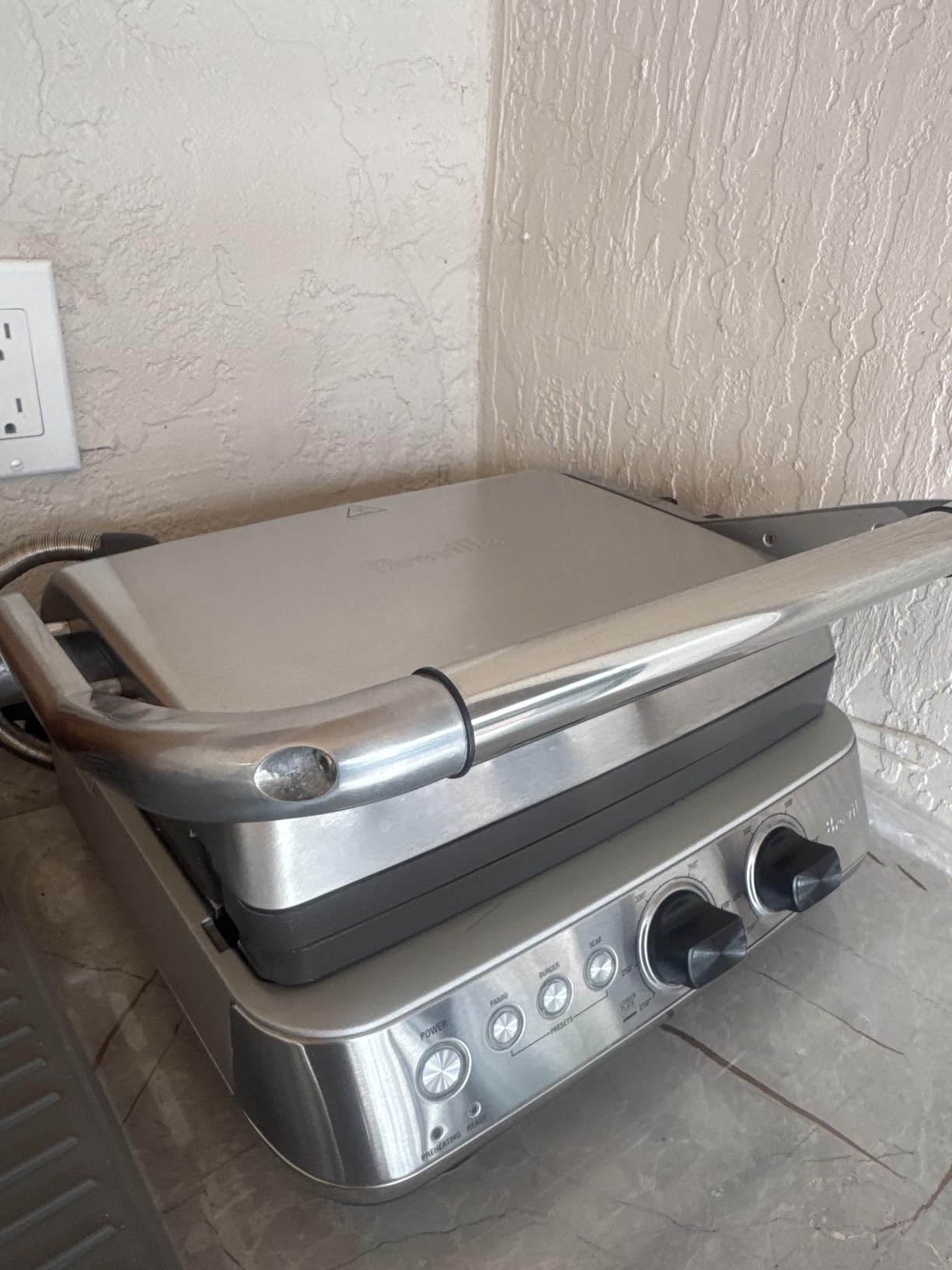 Breville BGR700BSS Sear and Press Grill, Brushed Stainless Steel customer photo 1