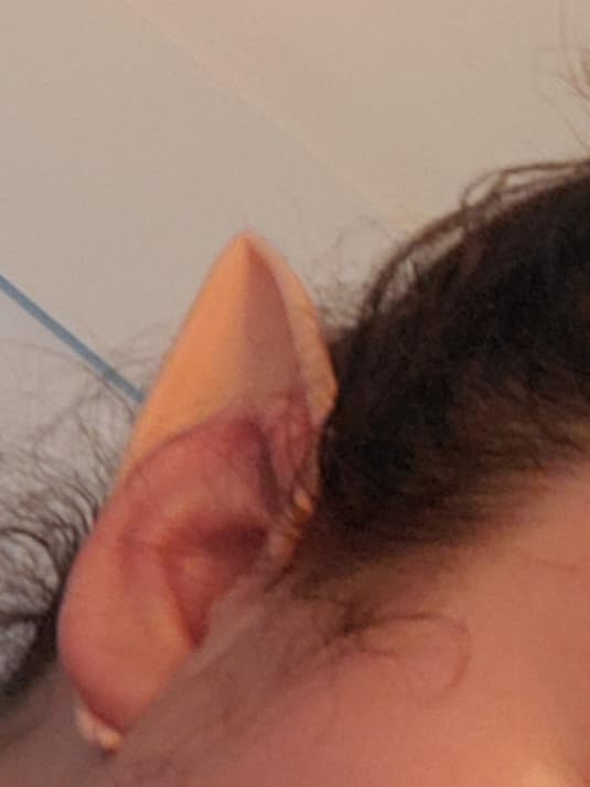 GREAT&LUCKY Cosplay Fairy Pixie Elf Ears - Soft Pointed Tips Anime Party Dress Up Costume Masquerade Accessories for Halloween Christmas Party, 2 Pair customer photo 2
