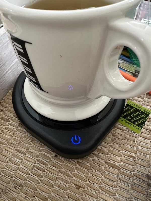 Oracer Coffee Mug Warmer, Cup Warmer for Desk with Auto Shut Off Smart Temperature Settings, Electric Beverage Tea Water Milk Heater for All Cups and Mugs, Heating Plate Candle Wax Warmer customer photo 1