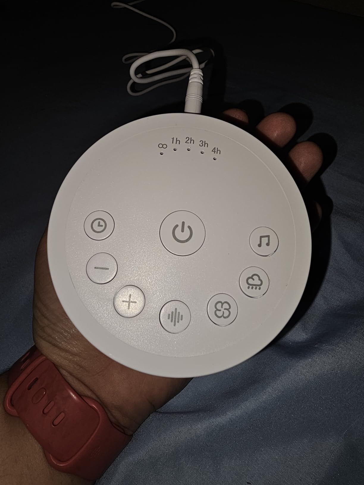 Color Noise Sound Machines Sleep White Noise Machine with 25 Soothing Sounds 32 Volume Levels 5 Timers and 4 Sound Categories and Memory Function for Kids Adults and Home customer photo 2