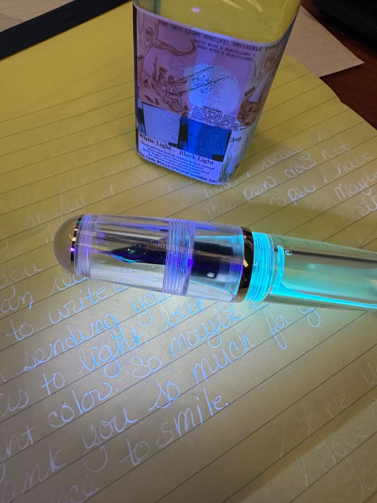 MAJOHN Q1 Mini Eyedropper Filling Fountain Pen, Iridium Nib Pocket Pen with Gift Box, Palm Short Writing Set for Travel (Transparent, Extra Fine Nib 0.38mm) customer photo 1