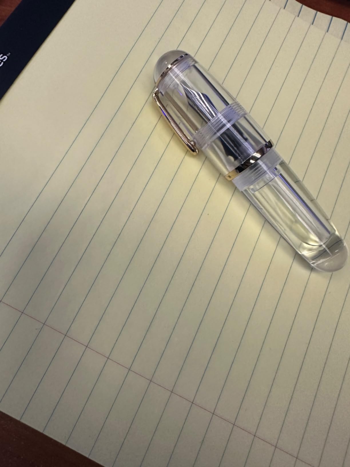 MAJOHN Q1 Mini Eyedropper Filling Fountain Pen, Iridium Nib Pocket Pen with Gift Box, Palm Short Writing Set for Travel (Transparent, Extra Fine Nib 0.38mm) customer photo 2