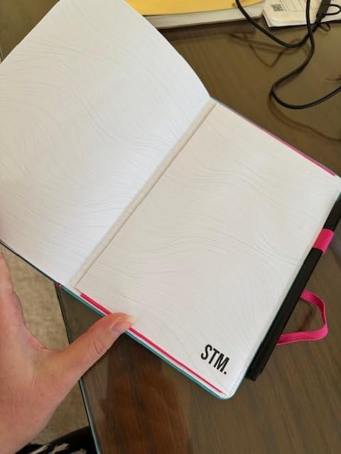Bullet Dotted Journal Dot Grid Notebook | A5 Daily Journaling Notebooks for Personal Writing, Work, Women | 160gsm Thick Paper, Hard cover, Lay Flat Binding | 5x7 Journals Cuaderno Libretas de apuntes customer photo 1