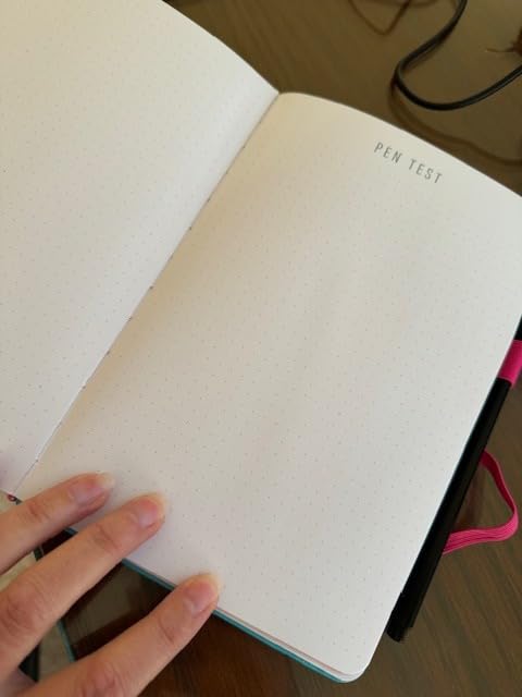 Bullet Dotted Journal Dot Grid Notebook | A5 Daily Journaling Notebooks for Personal Writing, Work, Women | 160gsm Thick Paper, Hard cover, Lay Flat Binding | 5x7 Journals Cuaderno Libretas de apuntes customer photo 2