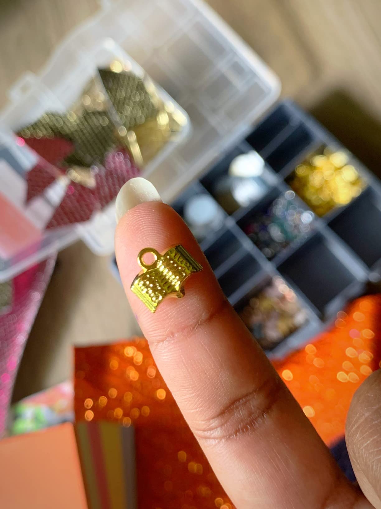100pcs Open Books Charms Bible Book Charms Book Pendant Charm Craft Supplies for Jewelry DIY Necklace Bracelet Making Accessory customer photo 1
