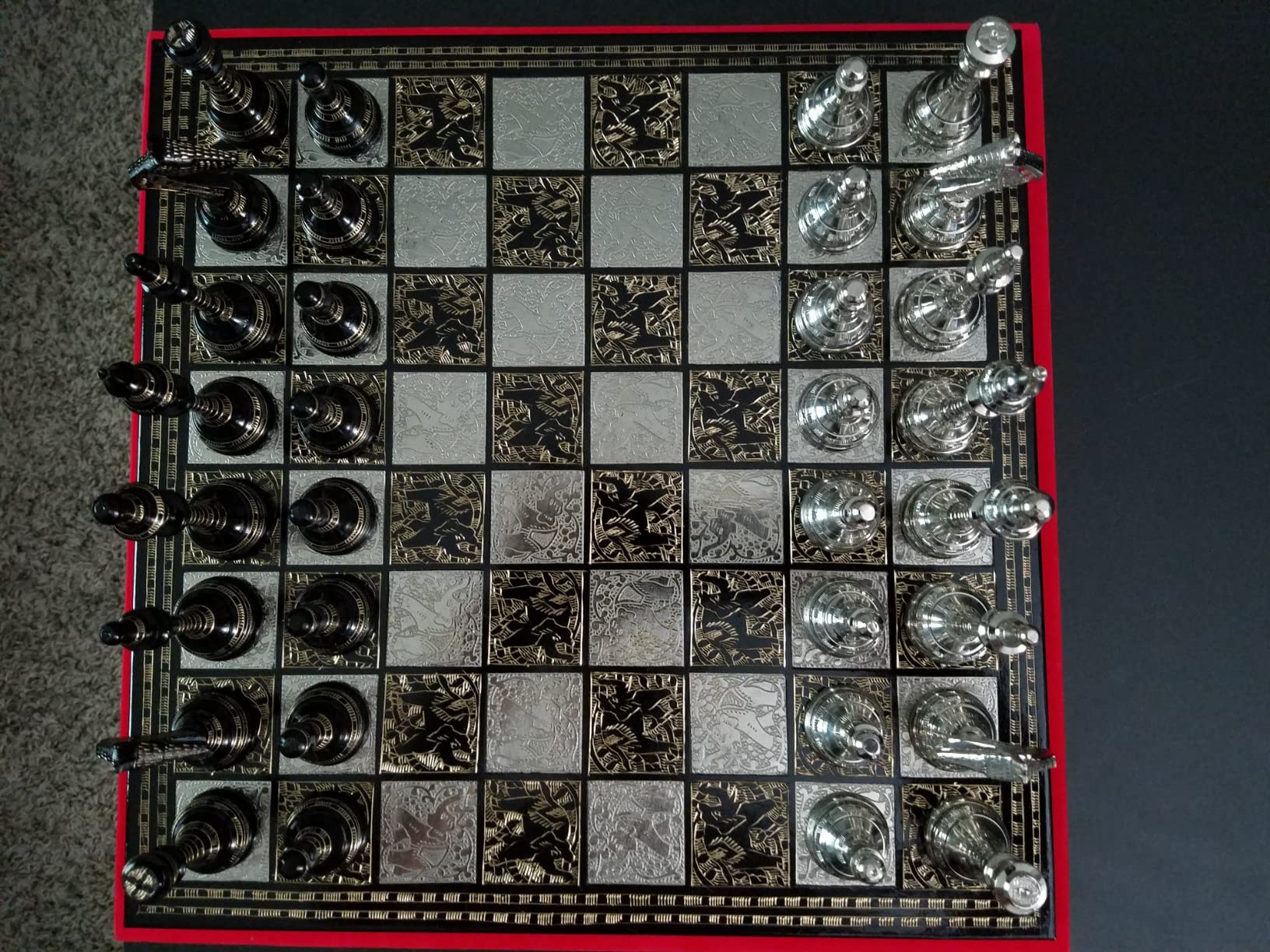 Luxury & Decorative Premium Chess Board Game Set | 14 x 14 Inches | Multicolor | Collectible & Handmade Chess Set for Professionals & Adult for Tournament/for Gifting by INDUS LIVING customer photo 2