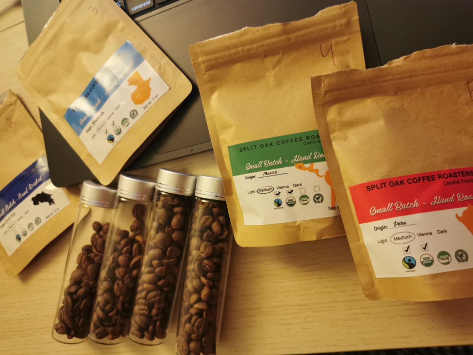 Split Oak Coffee Roasters Gourmet Gift Box - Whole Bean Variety Pack Gift Box, 9 Medium Roast Coffees from Around the World customer photo 2