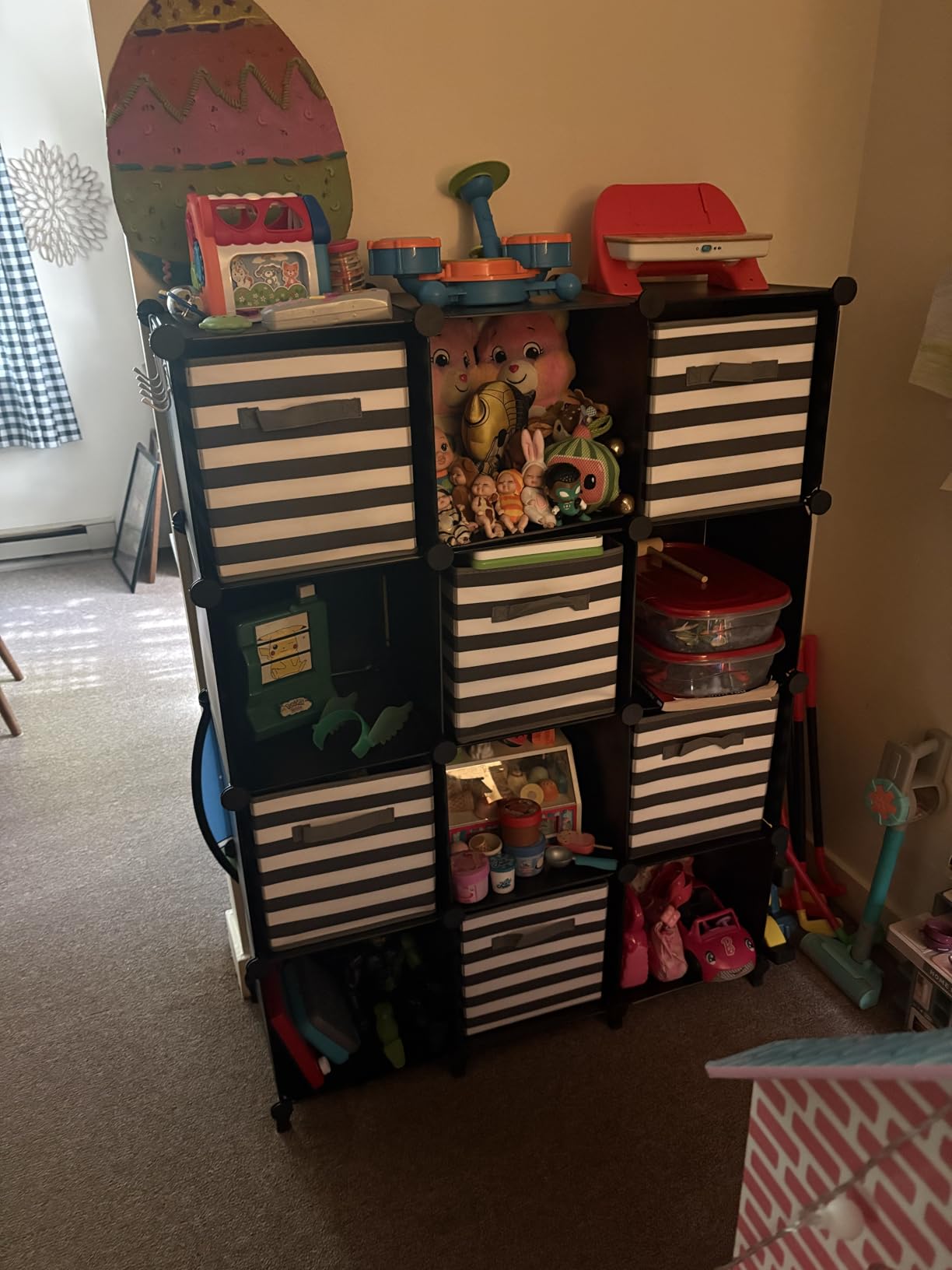 AWTATOS 12 Cube Storage Organizer, Closet Organizer Storage Shelves, White customer photo 2