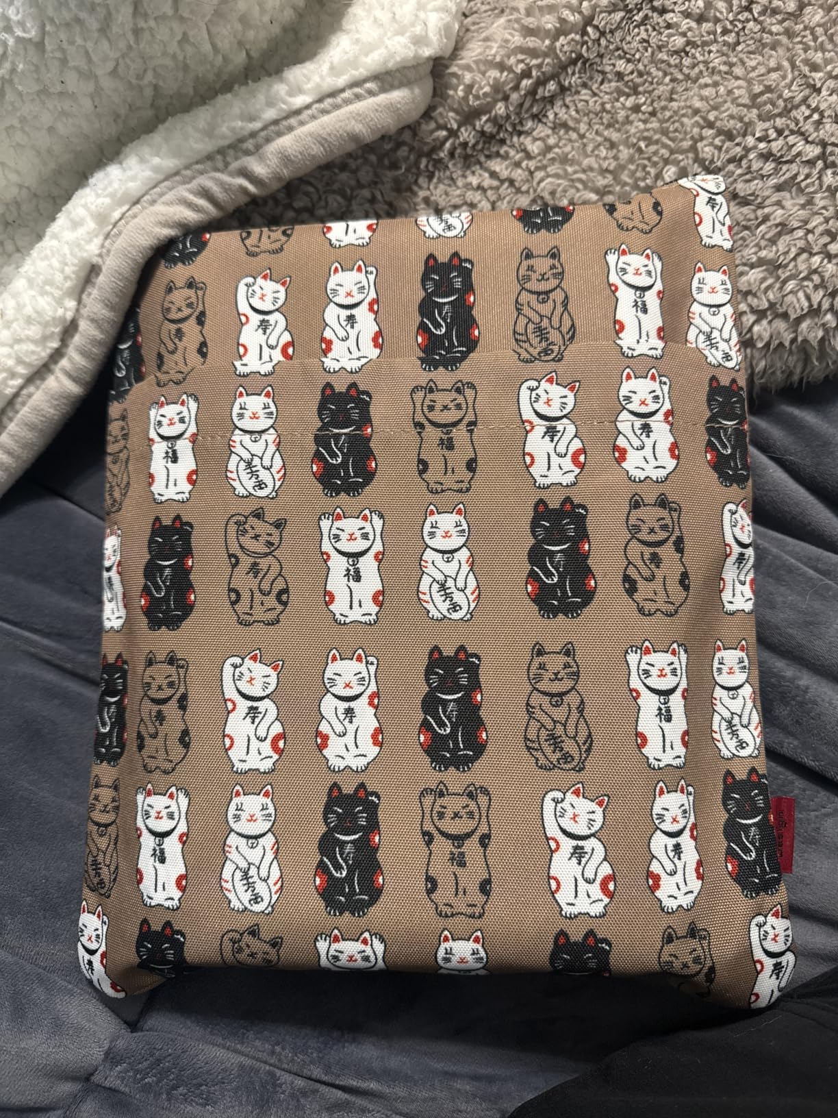 Book Sleeve for Book Lovers, Bookish Book Protector, Book Covers for Paperbacks, Washable Fabric, Book Sleeves with Zipper, Medium 11 Inch X 8.7 Inch customer photo 2