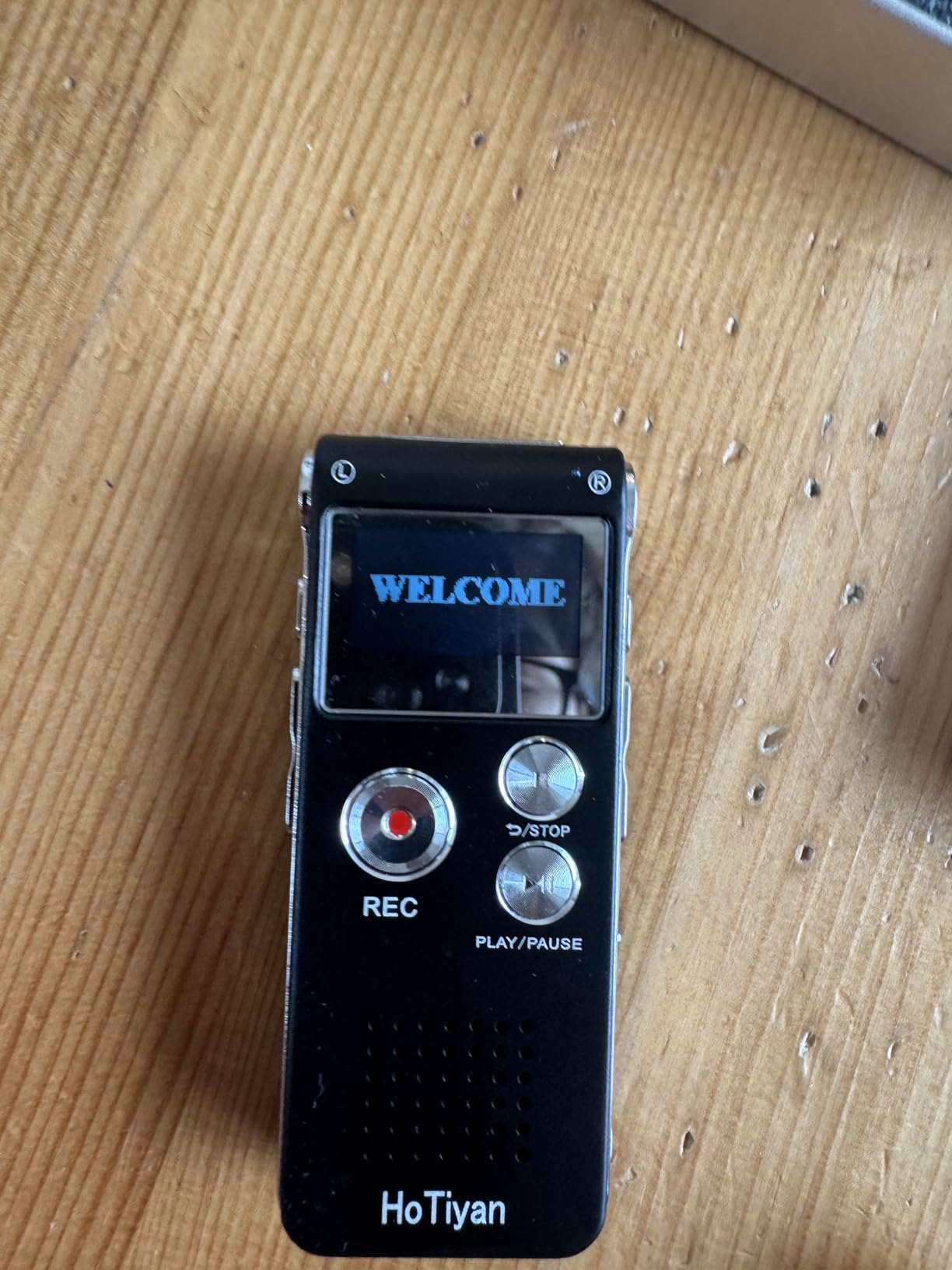 Voice Recorder 16GB Capacity Voice Activated Recording Device Digital Voice Recorder for Lectures, Meetings, Interviews Audio Recorder with USB Rechargeable WAV/MP3 Tape Recorder (16GB) customer photo 2