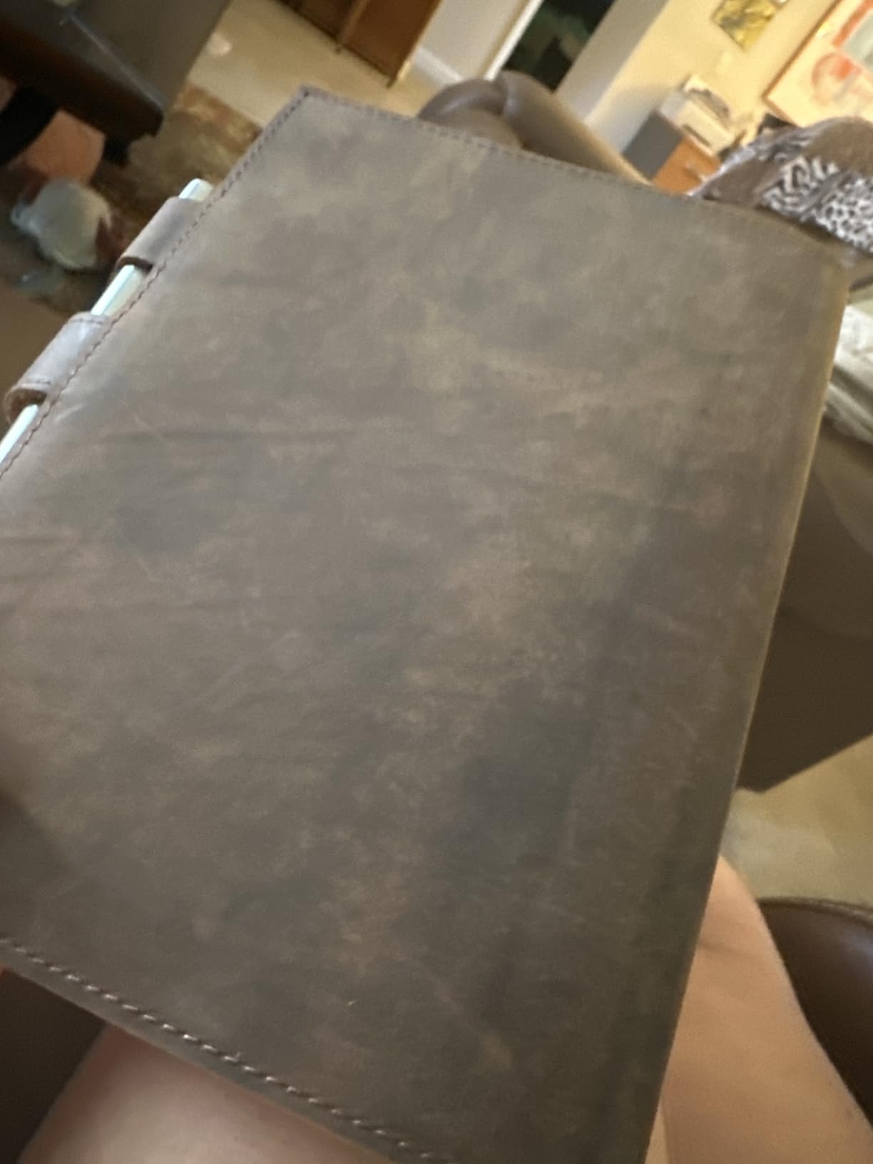moonster Leather Journal Refillable Notebook - Vintage Handmade Leather Bound Journal with Pen for Writing, Travel customer photo 1
