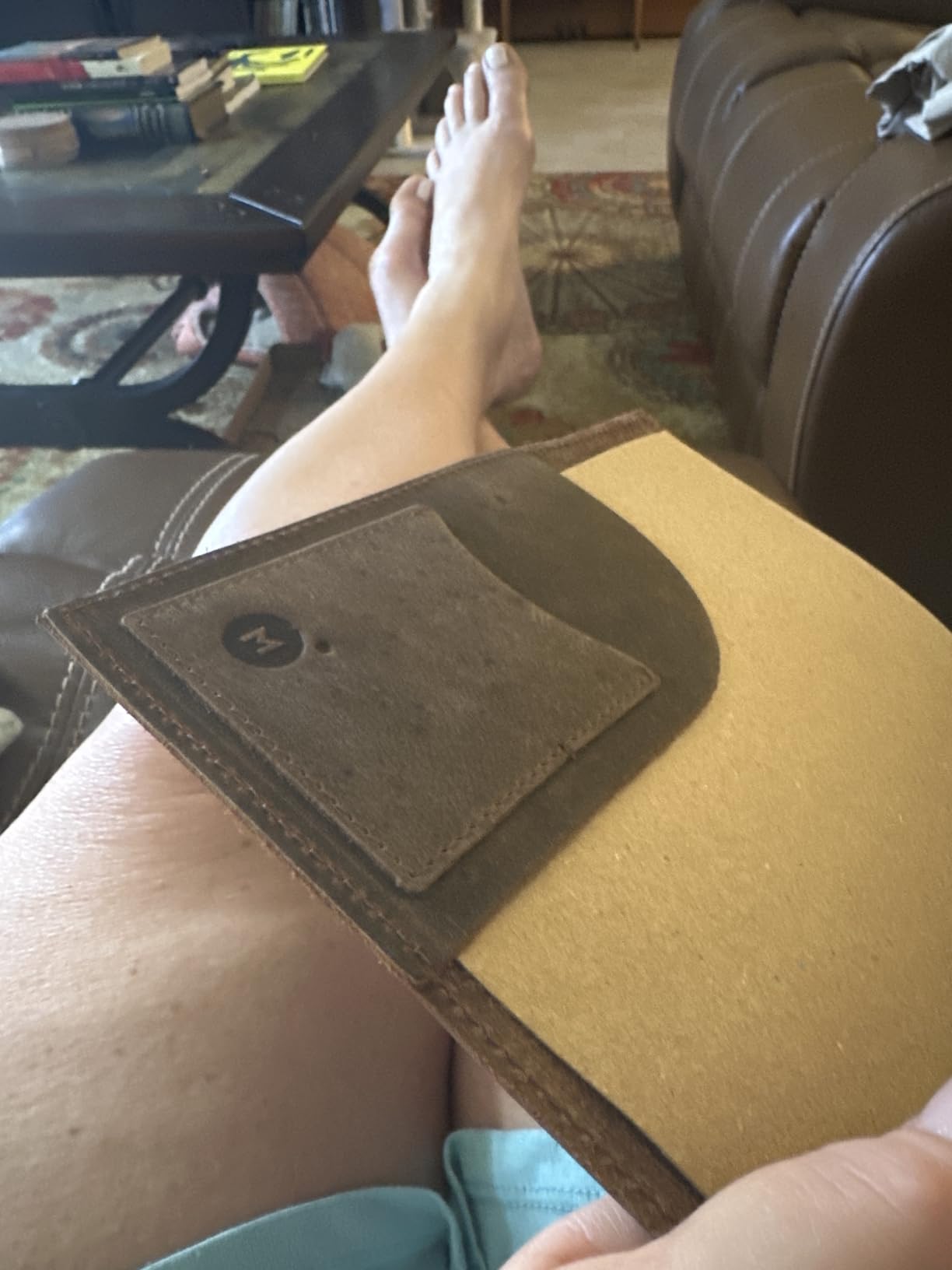 moonster Leather Journal Refillable Notebook - Vintage Handmade Leather Bound Journal with Pen for Writing, Travel customer photo 2