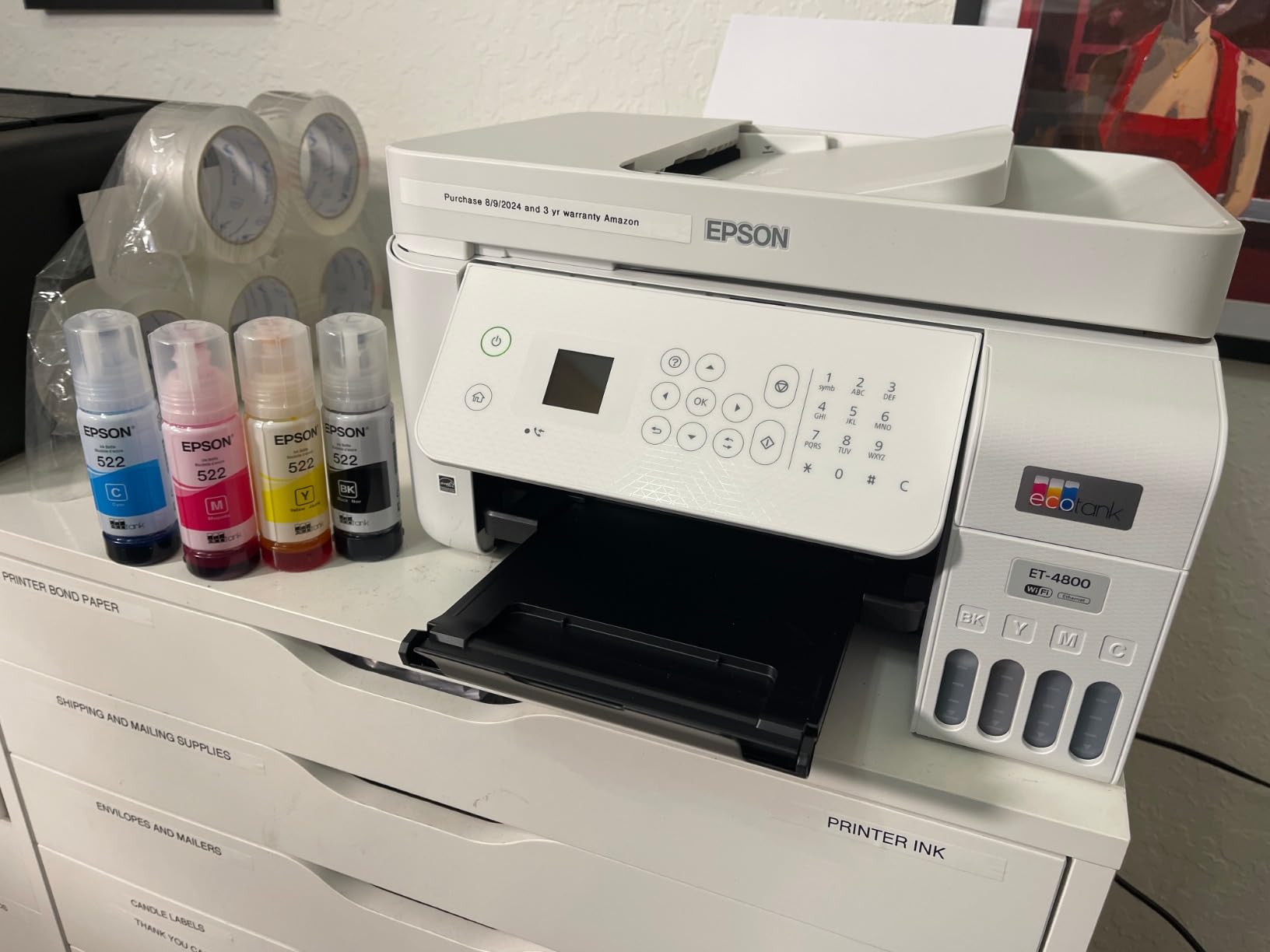 Epson EcoTank ET-4800 Wireless Color All-in-One Supertank Printer customer photo 2