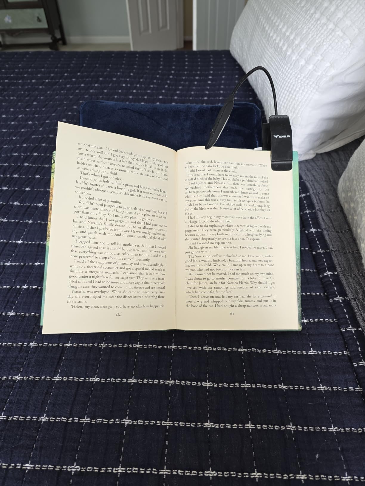Brookstone Tablet Lap Cushion - Tablet and Phone Holder for Bed, Flights, and Travel, Two Angled Memory Foam Lap Desk for Reading and Hands Free Viewing, Compatible iPad and Kindle Accessories, Black customer photo 2