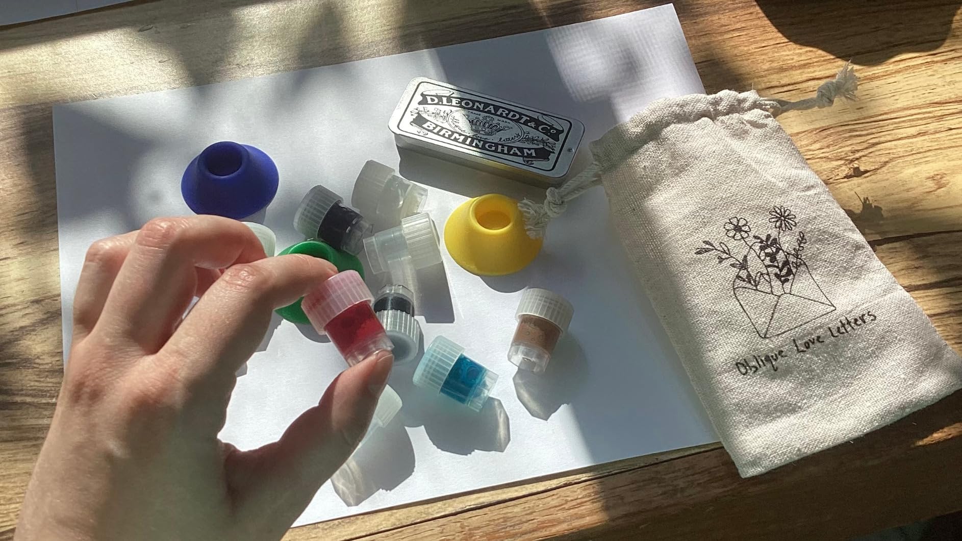 Ink Well for Dip Pen with Lid Dinky Dip Ink Holder Calligraphy Nib Storage customer photo 2
