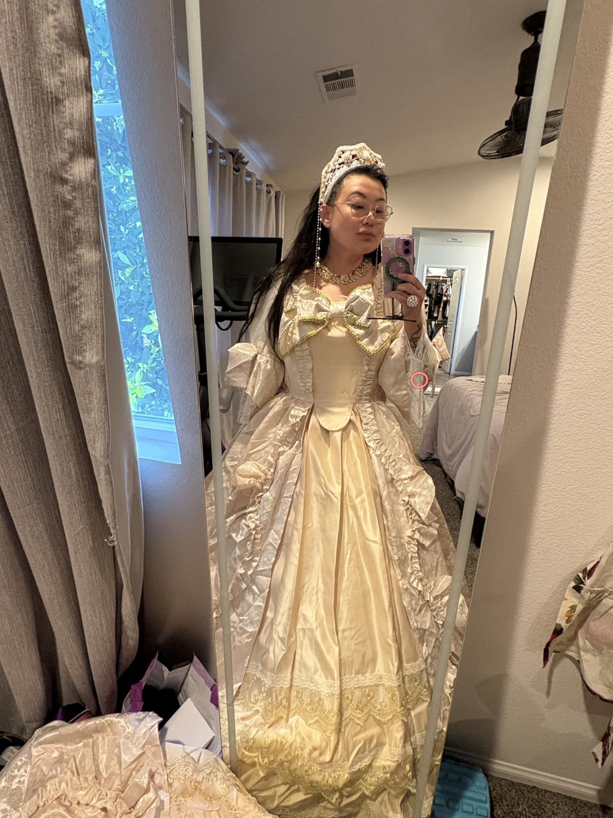 RoleplayCos Court Rococo Baroque Marie Antoinette Ball Dresses 18th Century Victorian Dress Ball Gowns Royal Women Costume customer photo 2