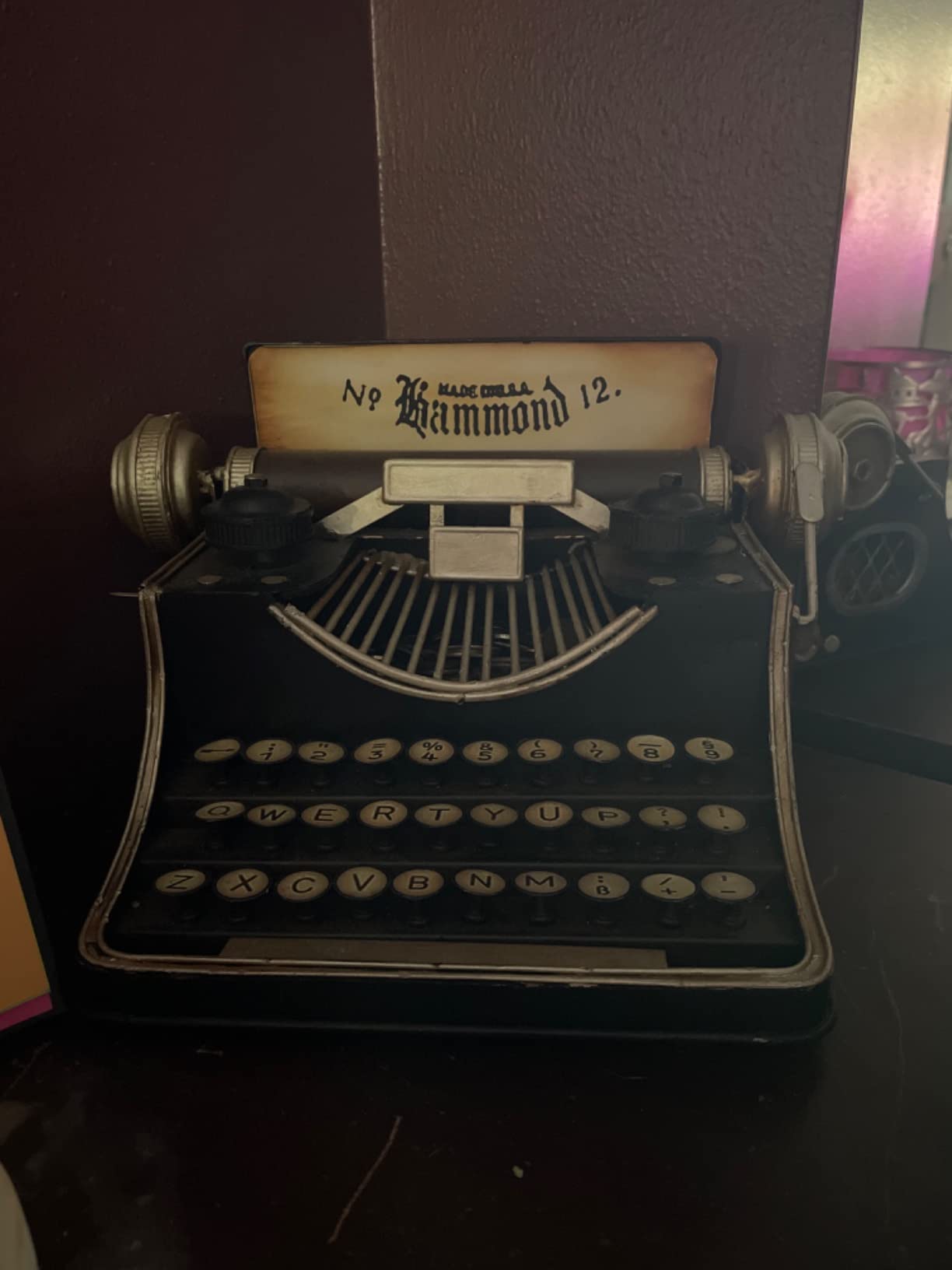 Retro Piggy Bank Vintage Antique Typewriter Model Coin Bank customer photo 2