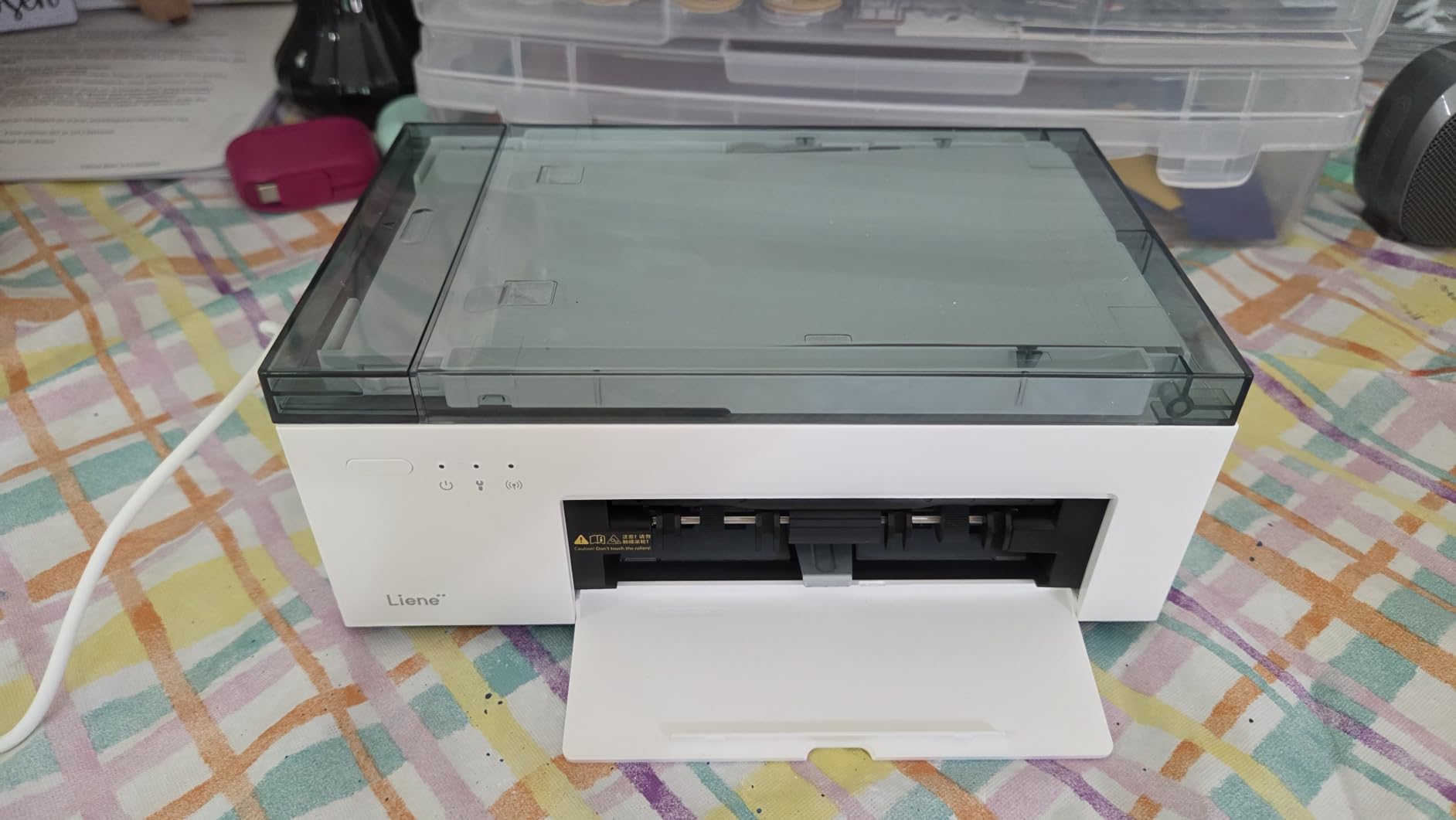 Liene M100 4x6'' Photo Printer, Phone Printer 100 Sheets & 3 Cartridges, Full-Color Photo, Portable Instant Photo Printer for iPhone Android, Thermal Dye Sublimation, Wi-Fi Picture Printer 100 Papers customer photo 1