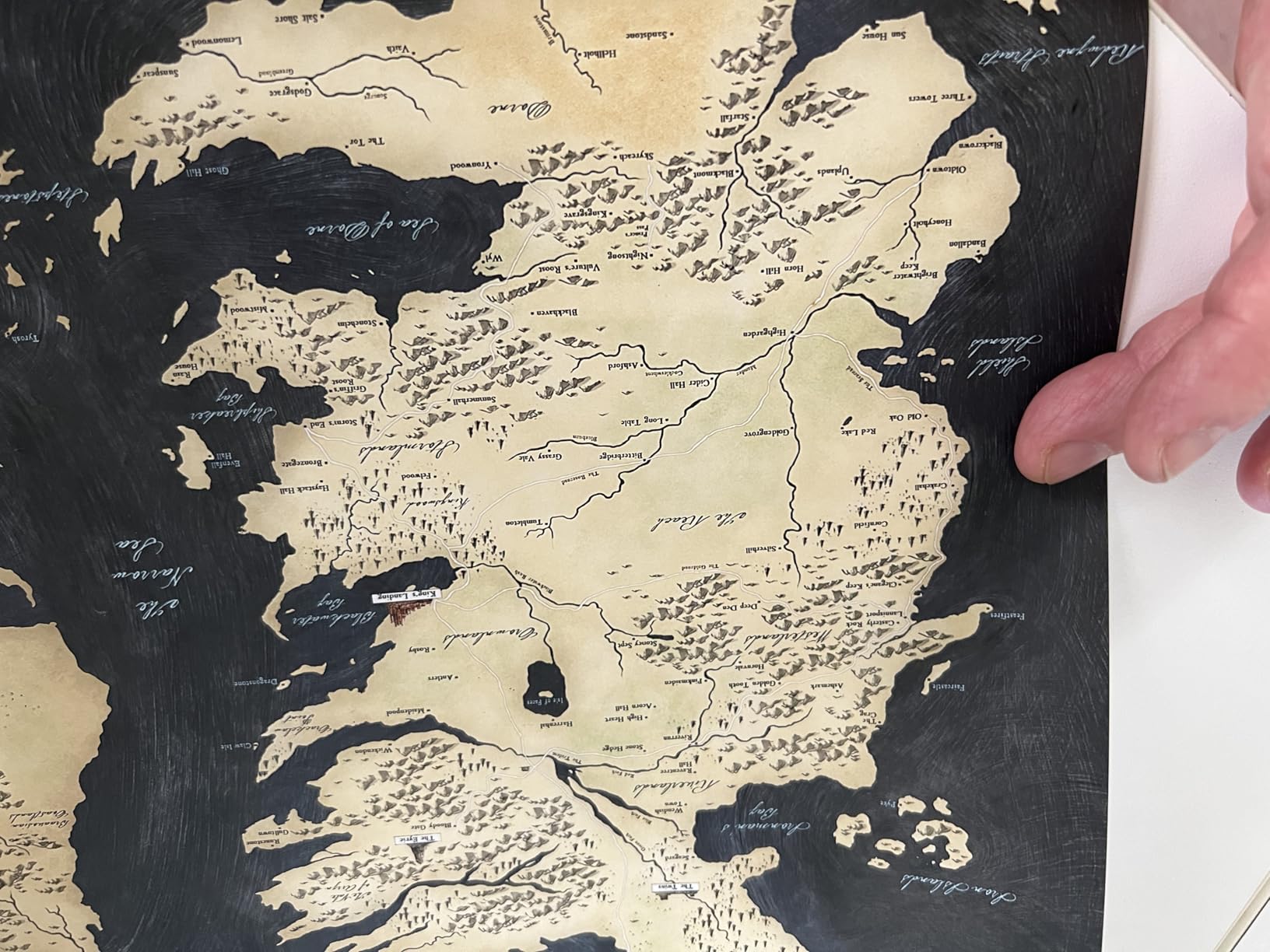 MIGHTYPRINT Game of Thrones - Westeros Map - Durable 24