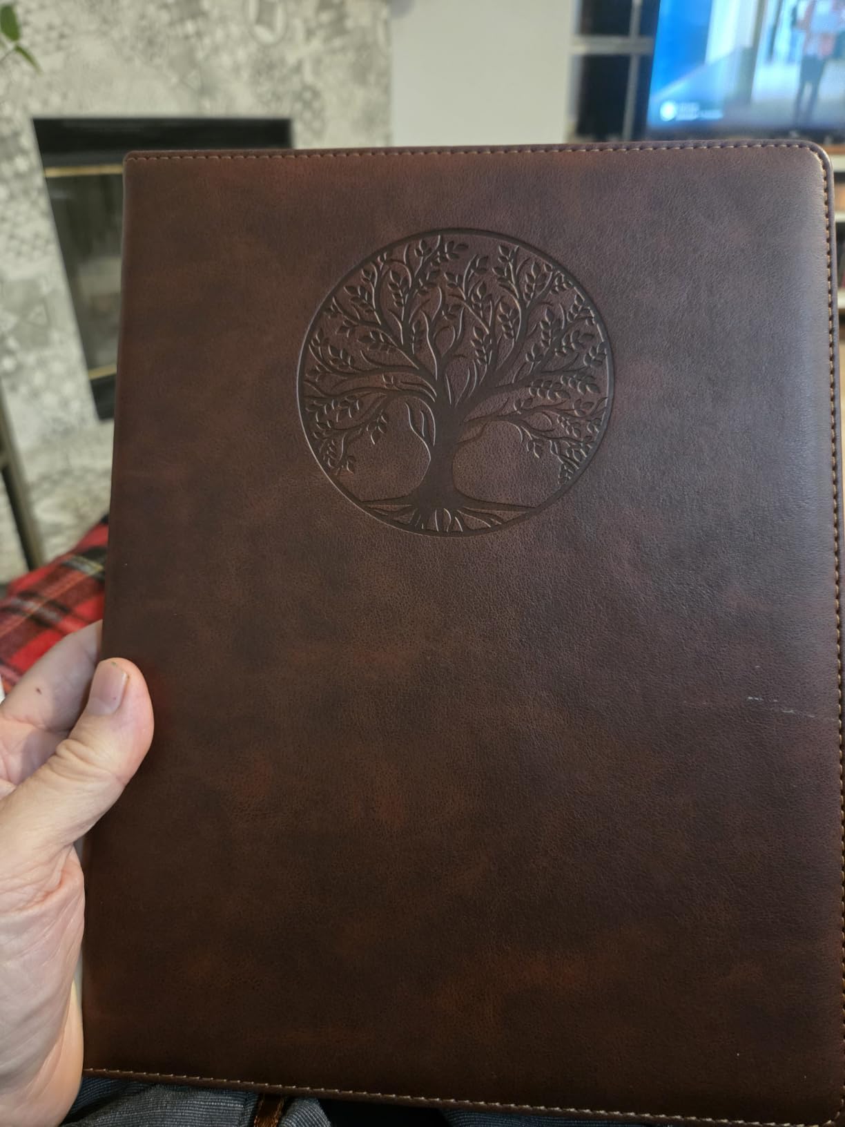 Biuwory Leather Journal Notebook,256 Thick Lined Pages,Hardcover 5.7