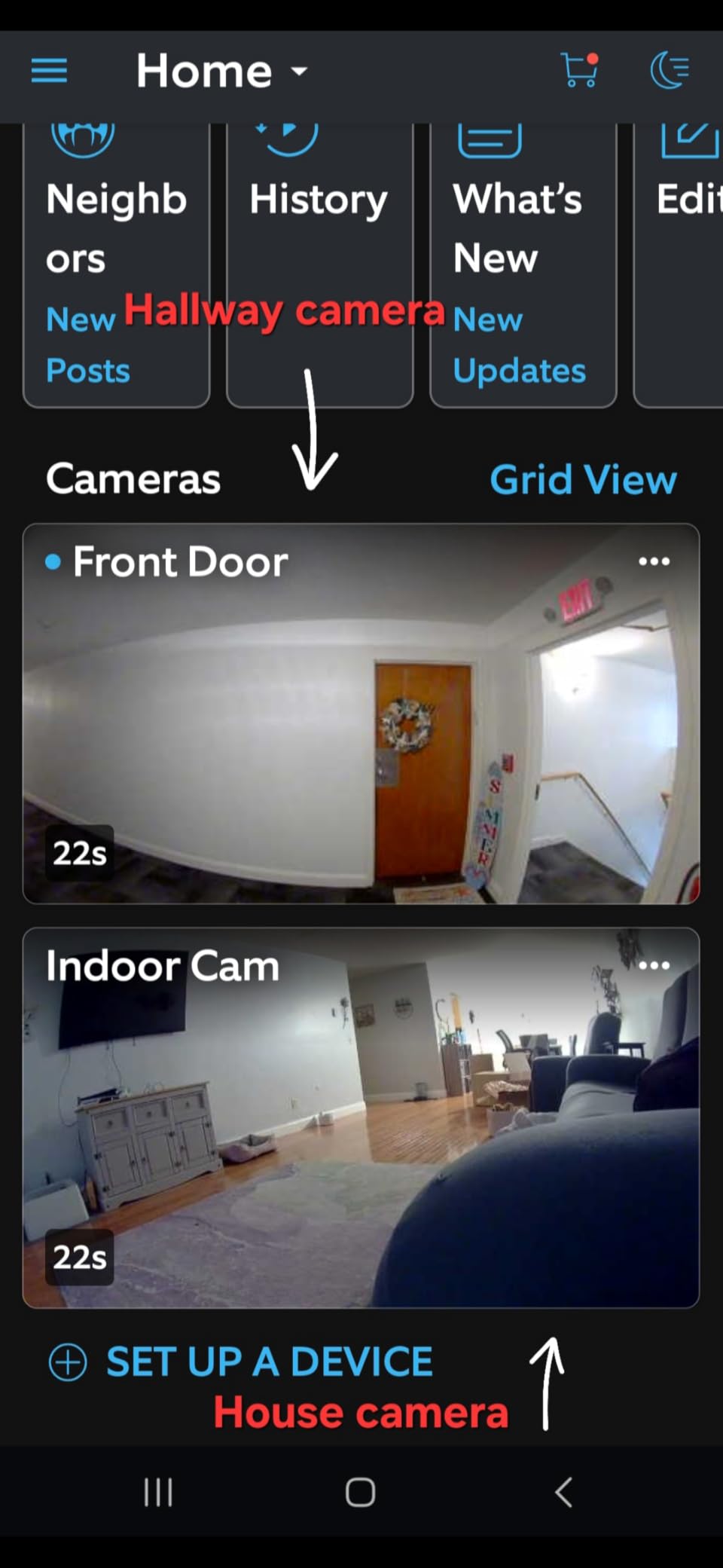 Ring Indoor Cam (newest model) - Home or business security in 1080p HD video, White customer photo 1