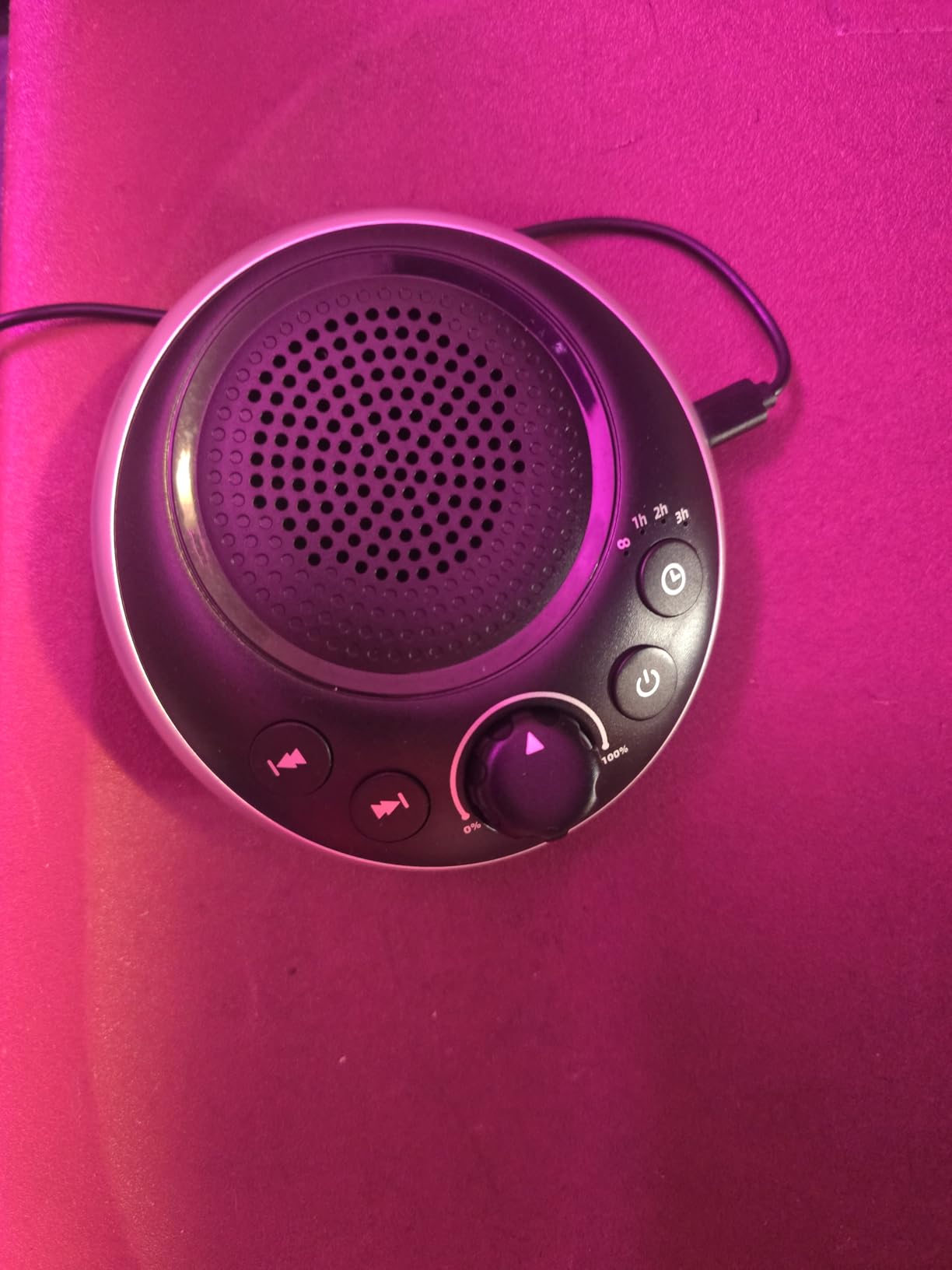 Sound Machine Loud White Noise Machine Nonstop Brown Noise Sleep Machine 30 Soothing Sounds for Baby Kids Adults Pink Noise Sounds Machine 36-Level Vol 4 Timer Memory Function for Home Travel Office customer photo 2