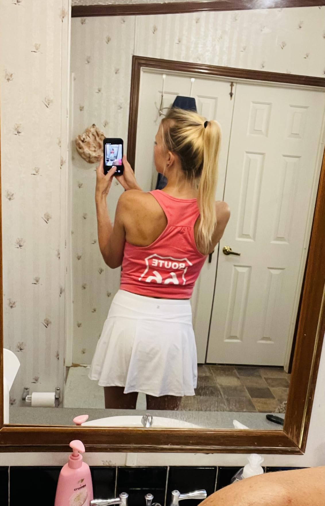 Stelle Women Tennis Skirt High Waisted Athletic Golf Skorts with Pockets customer photo 2