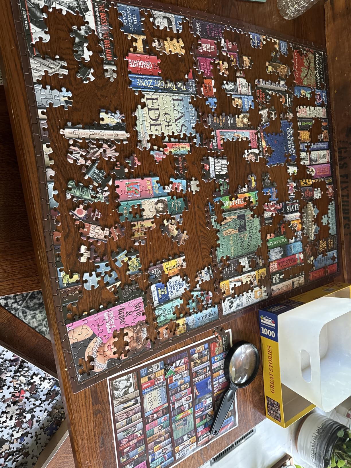 White Mountain 1000 Piece Jigsaw Puzzle Classic Literature, Great Stories customer photo 1