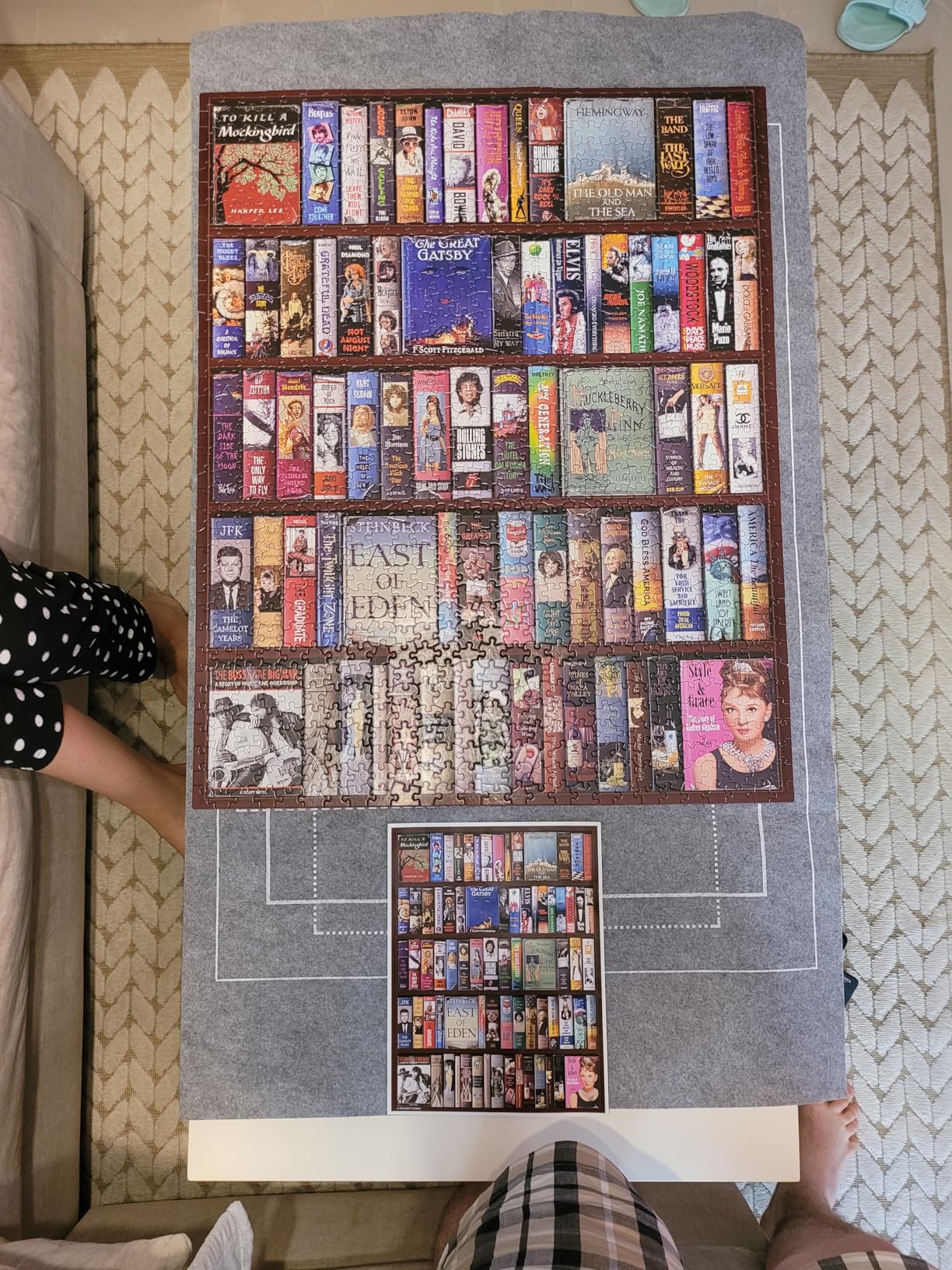 White Mountain 1000 Piece Jigsaw Puzzle Classic Literature, Great Stories customer photo 2