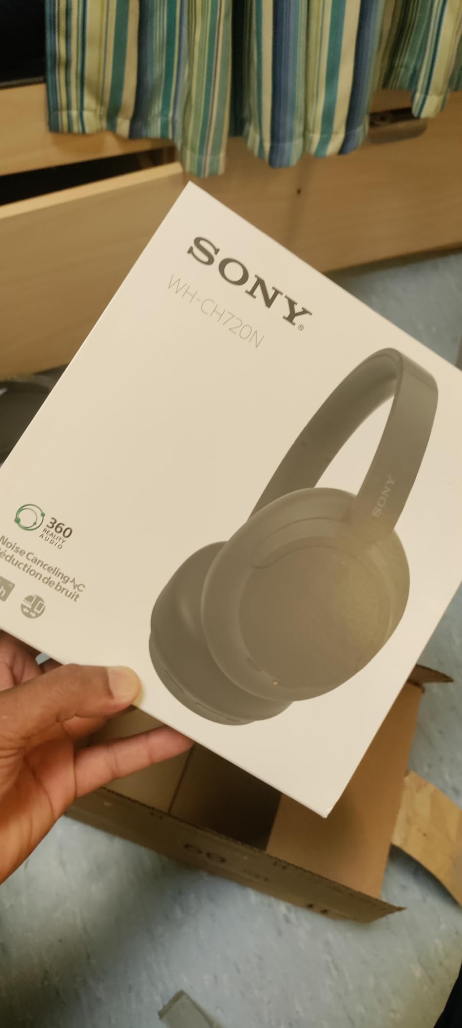 WH-CH720N Noise Canceling Wireless Headphones Bluetooth Over The Ear Headset with Microphone and Alexa Built-in, Black New customer photo 2