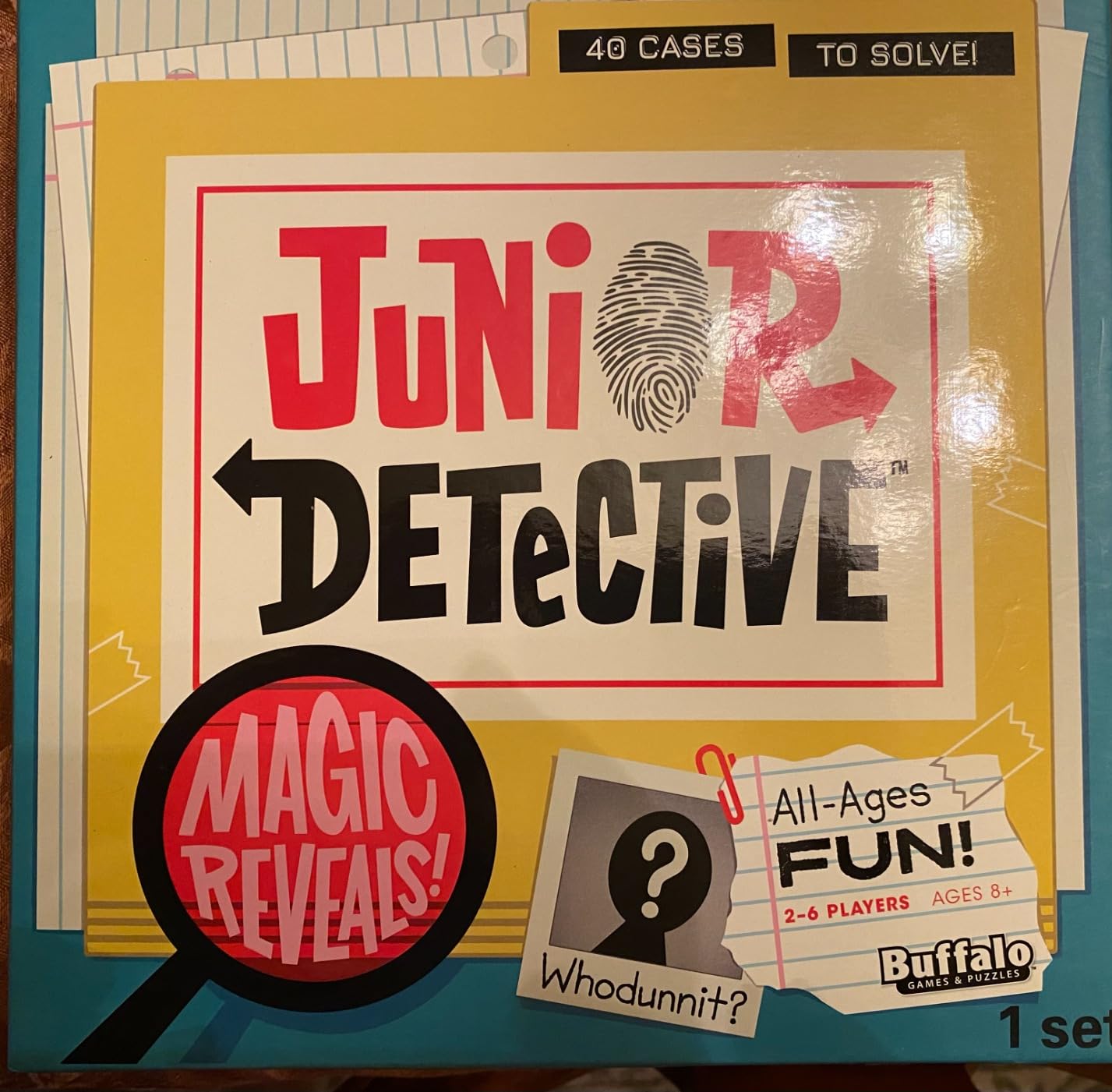 Buffalo Games Junior Detective Board Games for Kids 6-8, Family Board Games | Cooperative Clue-Solving, Hidden Clue Decoder, Quick Setup, 2-6 Players customer photo 1