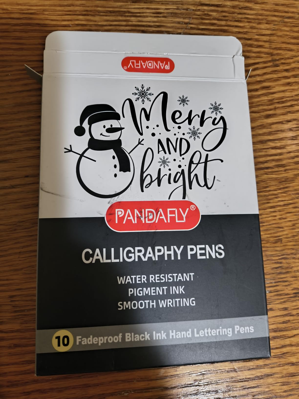 PANDAFLY Calligraphy Pens for Writing, 10 Size, Hand Lettering Pens | Brush Pens Calligraphy Set for Beginners customer photo 1