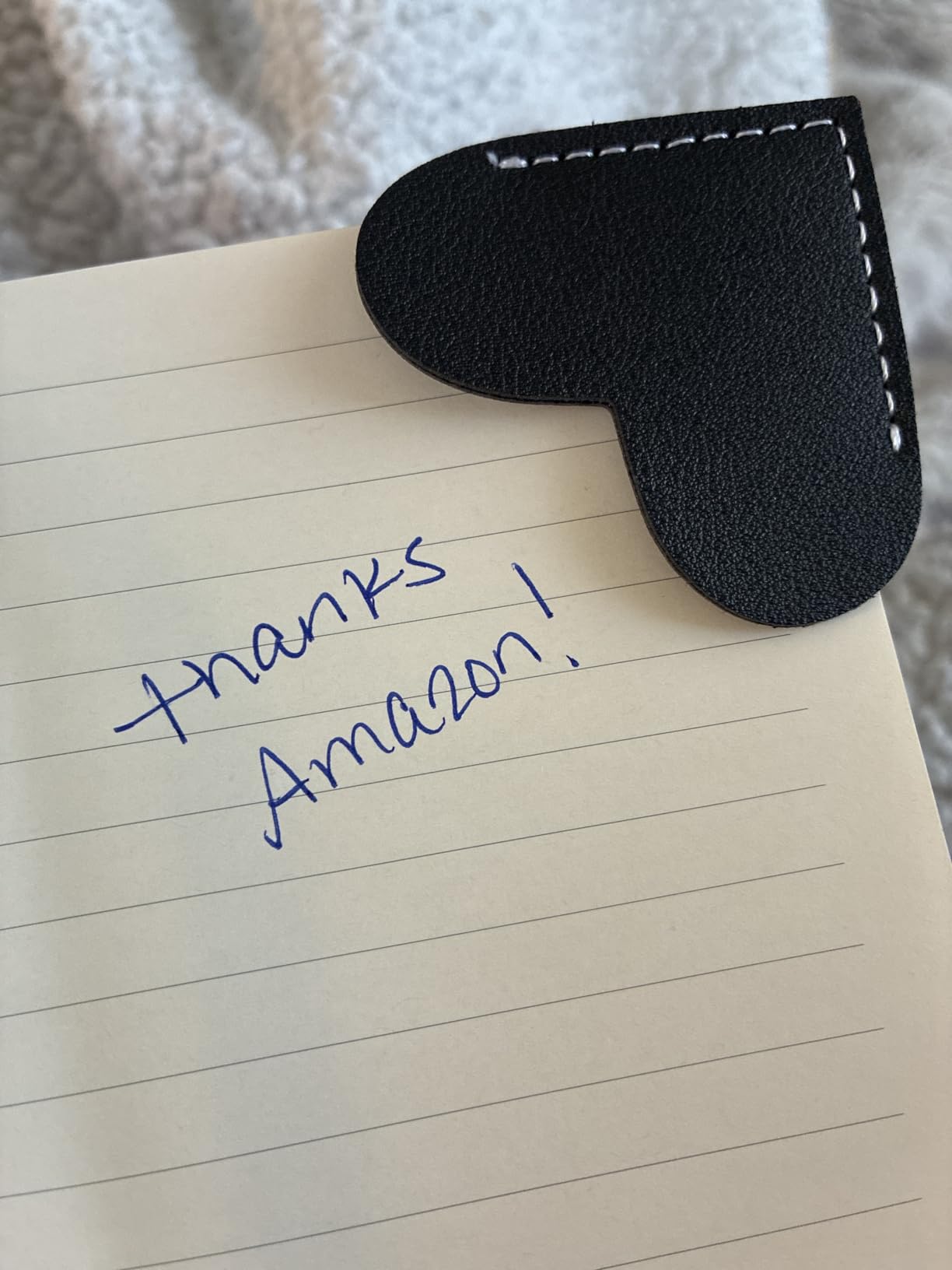 Leather Heart Bookmarks - Winjeto 6 Pieces Cute Book Marks Lovers Gifts | Corner Bookmark Page Markers | Bookish Reading Teachers Women Kids Gifts customer photo 2
