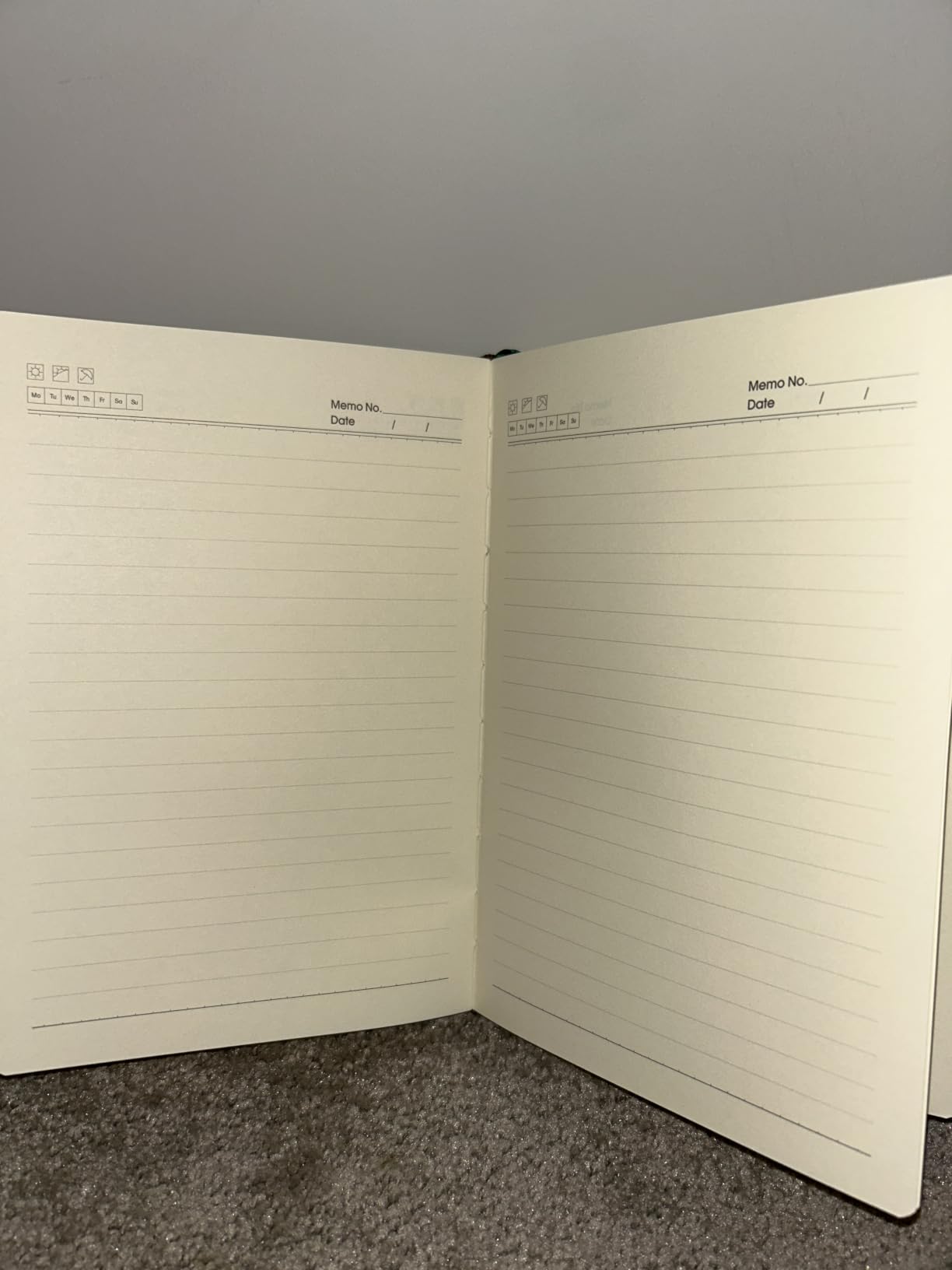 Lined Journal Notebook -365 Pages A5 Thick Journals for Writing Ruled Notebook, Hardcover Leather Journal for Women Men Daily Journal Notebook for Work, Note Taking, 100Gsm Lined Paper(5.75'' X 8.38'' Green) customer photo 1