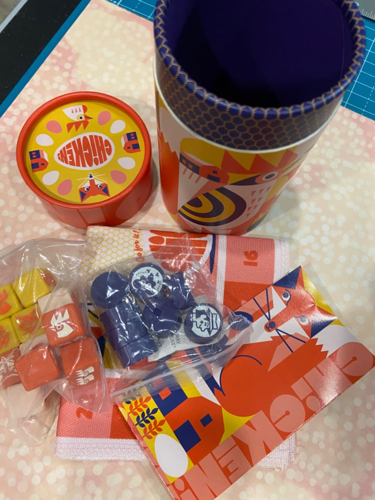 Keymaster Games Chicken! A Fast paced dice Game for Fun for Kids and Adults customer photo 1