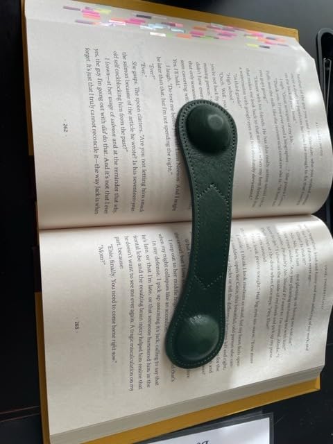 Weighted Bookmark - Leather Book Page Weight Book Weights Holder customer photo 2