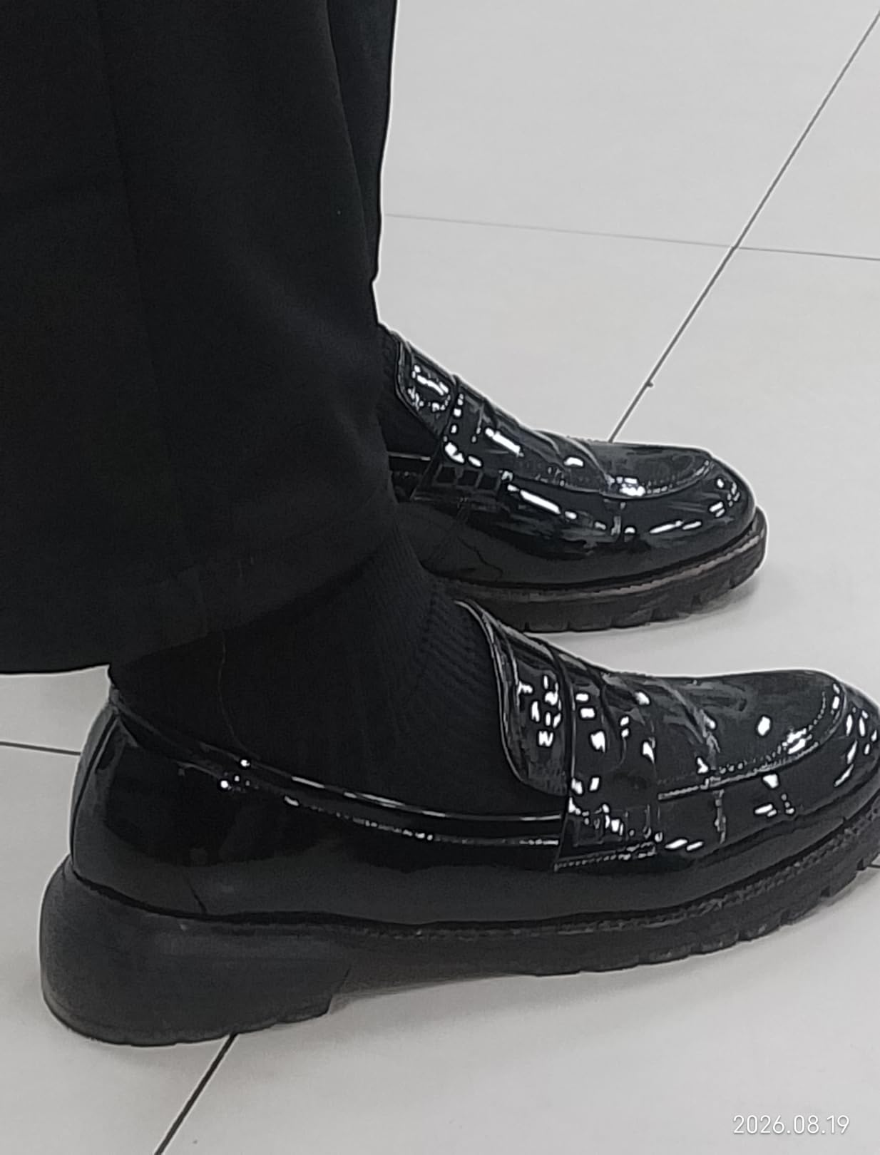 DREAM PAIRS Women's Penny Chunky Loafers Work Shoes customer photo 1