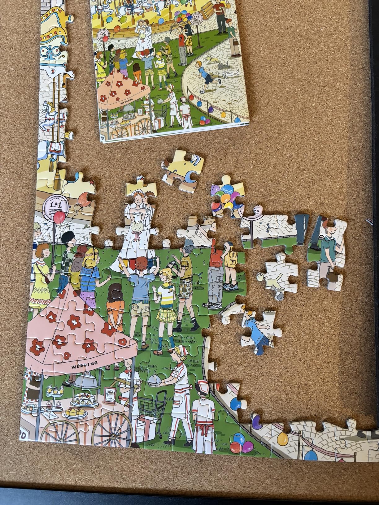 MOMIBOOK 1000 Piece Puzzle for Adults - Journey Through The World, Classic World Map Puzzles customer photo 2