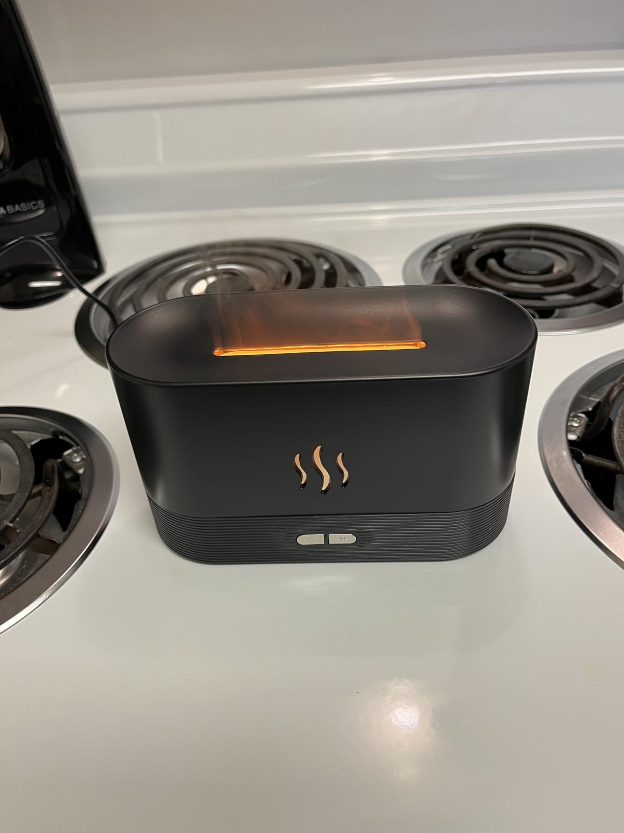 Aegci Flame Air Diffuser Humidifier, 180ML Essential Oil Diffuser with Fire Mist Effect customer photo 1