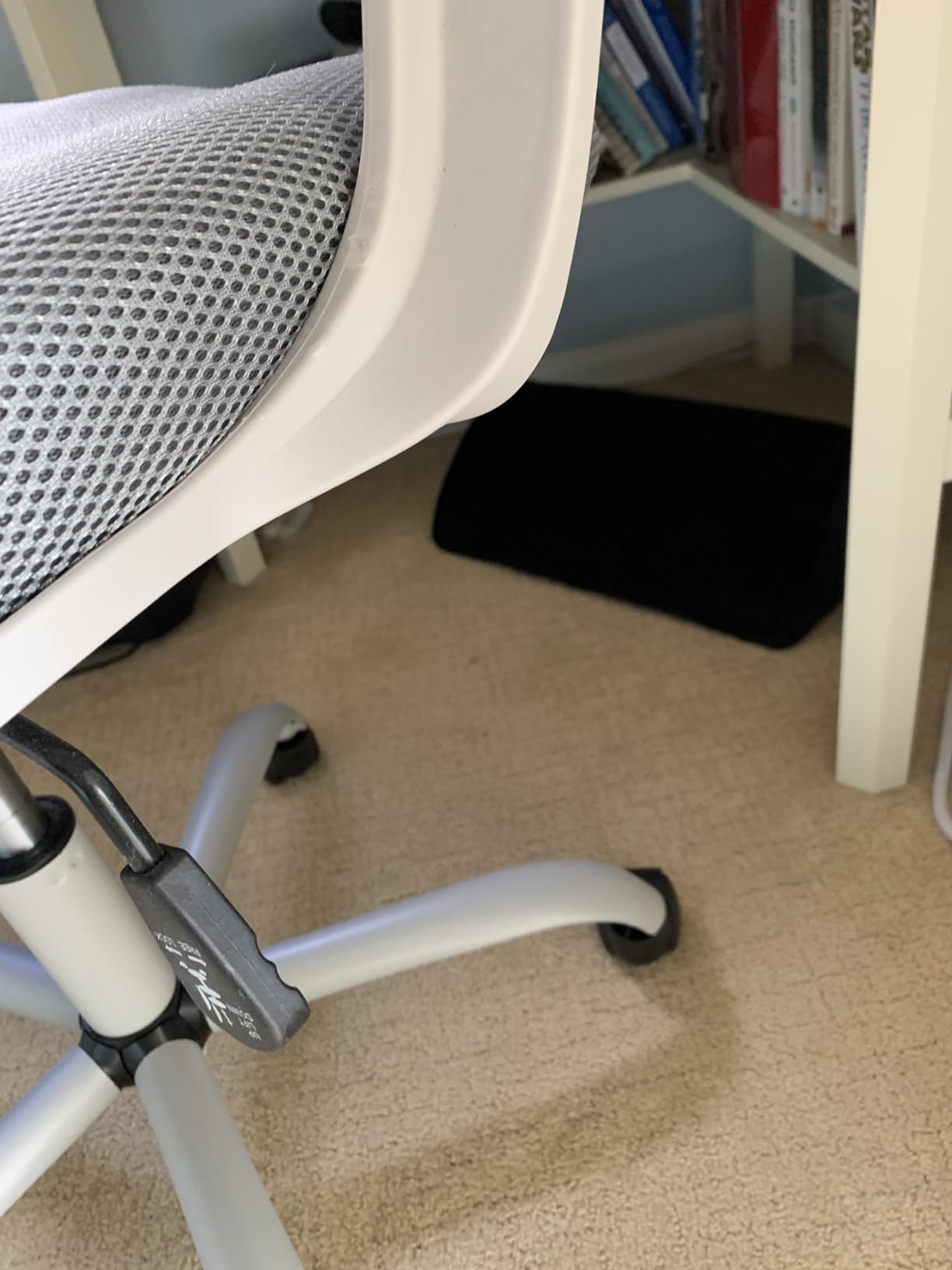 Foot Rest for Under Desk at Work, Foot Stool for Office - Soft Foam, Washable & Removable Cover, Anti-slip Bottom, Ergonomic Design customer photo 2