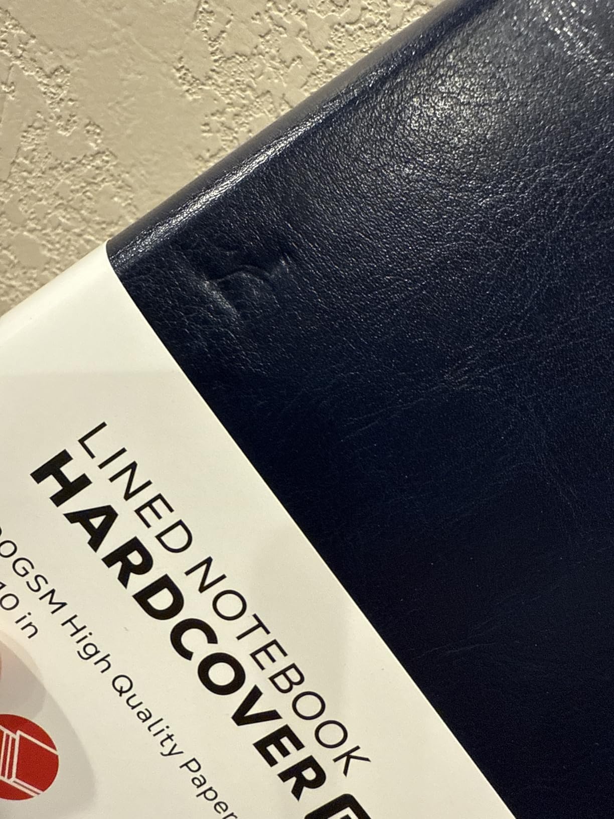 Hardcover Lined Notebook Journal for Writing, 320 Pages Leather Thick College Ruled Notebook Journal with 100GSM Paper, A5 (5.7'' X 8.4'') Daily Journal for Women Men Work Organization, Black customer photo 2