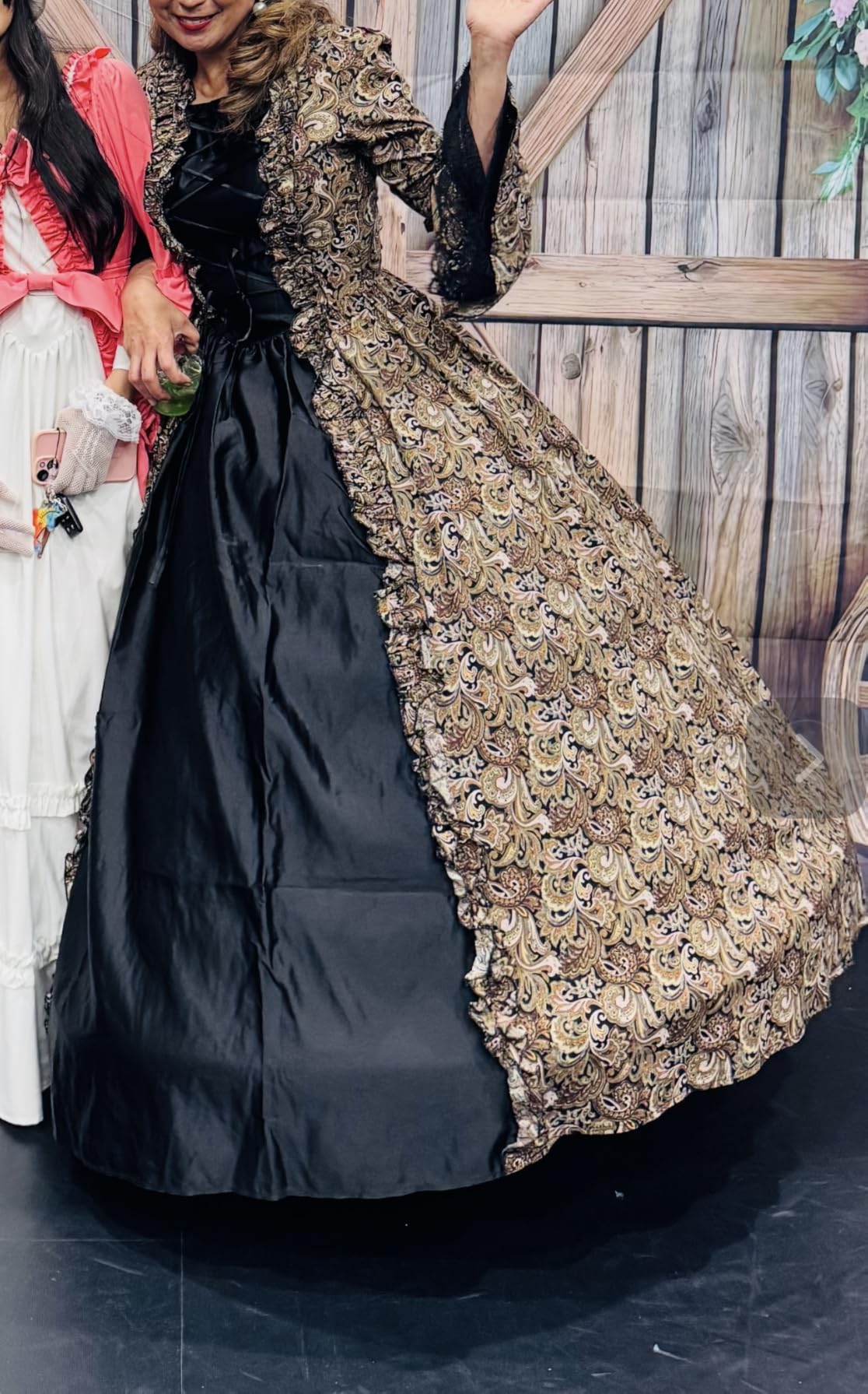 Women 18th Century Renaissance Gothic Victorian Dresses Masquerade Costumes | Vintage Floor Length Ball Gown Historical Dress customer photo 2