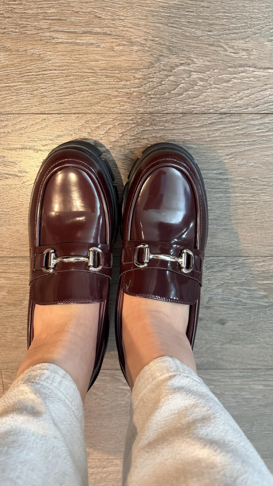 DREAM PAIRS Women's Platform Chunky Loafers customer photo 1