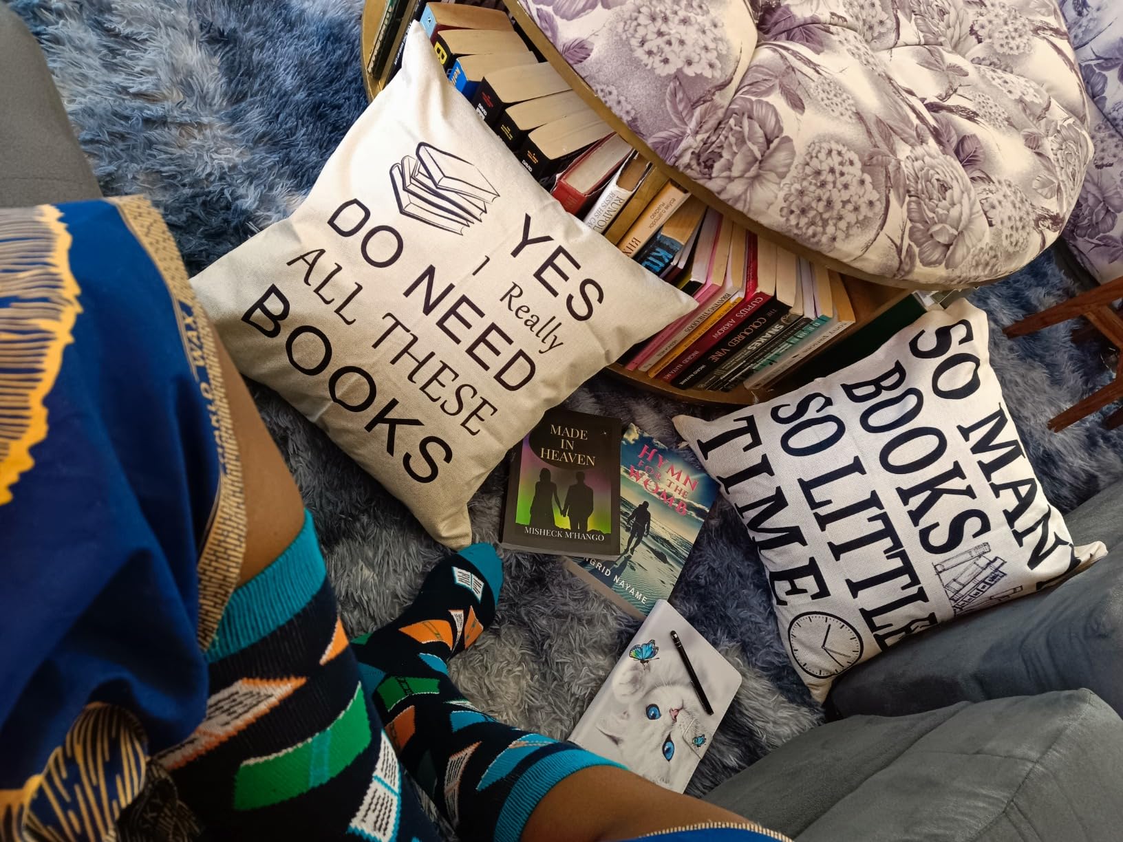 Lavley Book Socks for Men and Women Gifts for Readers and Book Lovers | Premium Cotton Blend, Super Soft, Cozy, Durable, Book Gift for Readers, Cozy Reading Accessories, Funny Book Lover Socks customer photo 1