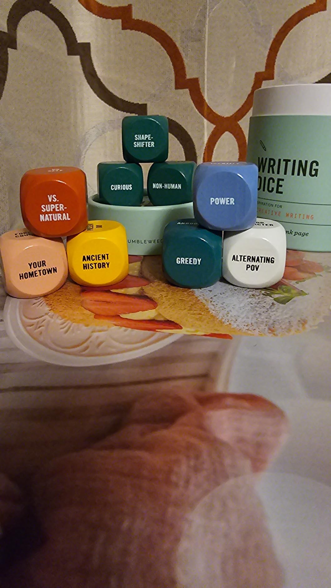 Two Tumbleweeds Writing Dice - Story Prompts to Beat Writer's Block customer photo 2
