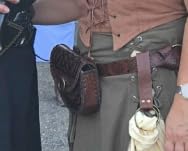 HiiFeuer Viking Embossed Belt Bag, Nodic Pattern Side Pack,Vintage Pouch customer photo 2