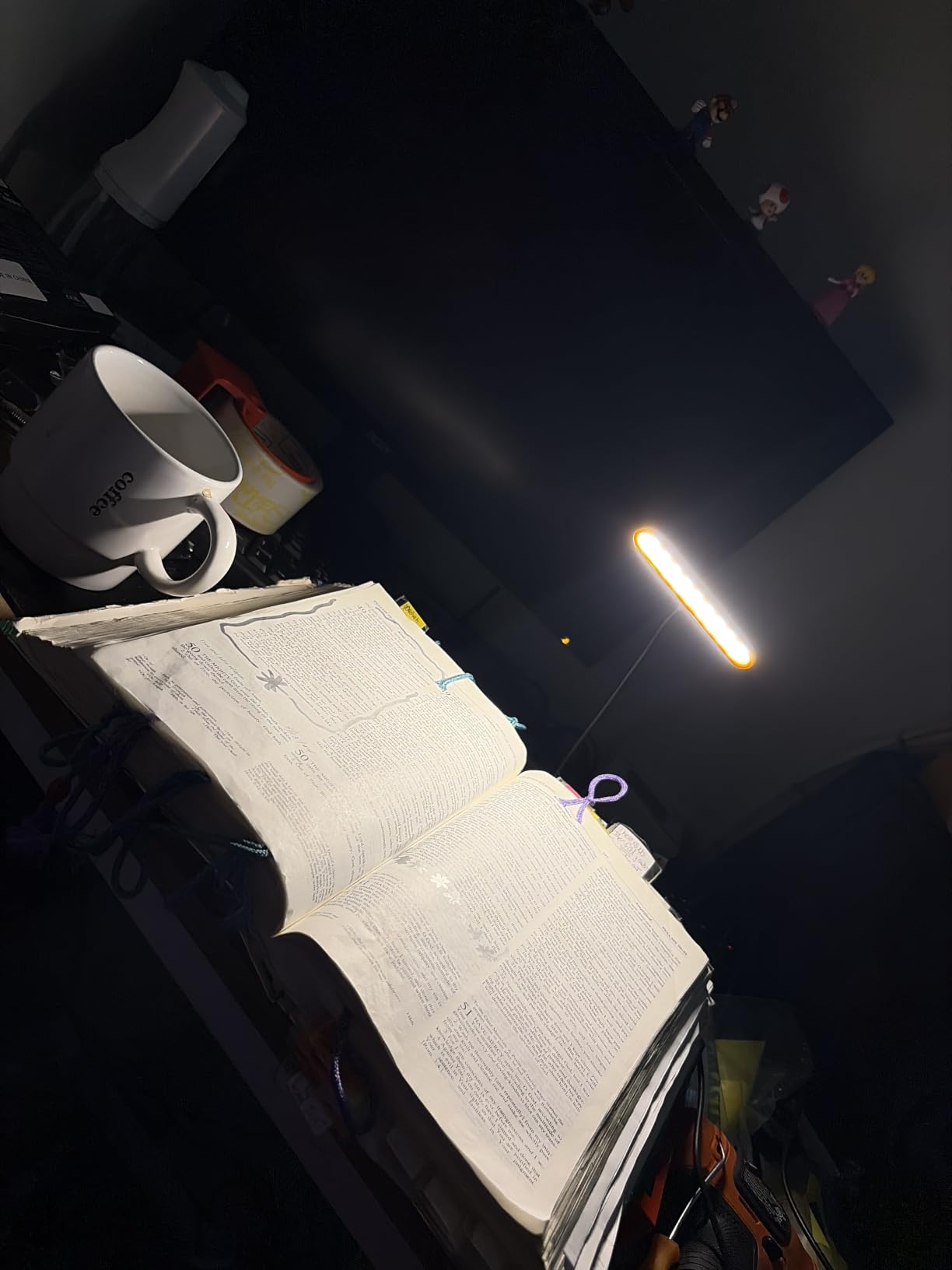 Gritin Rechargeable Book Light for Reading in Bed with 19 LED - Eye Caring 3 Color Temps, 5 Brightness Levels, 90 Hrs Runtime customer photo 2