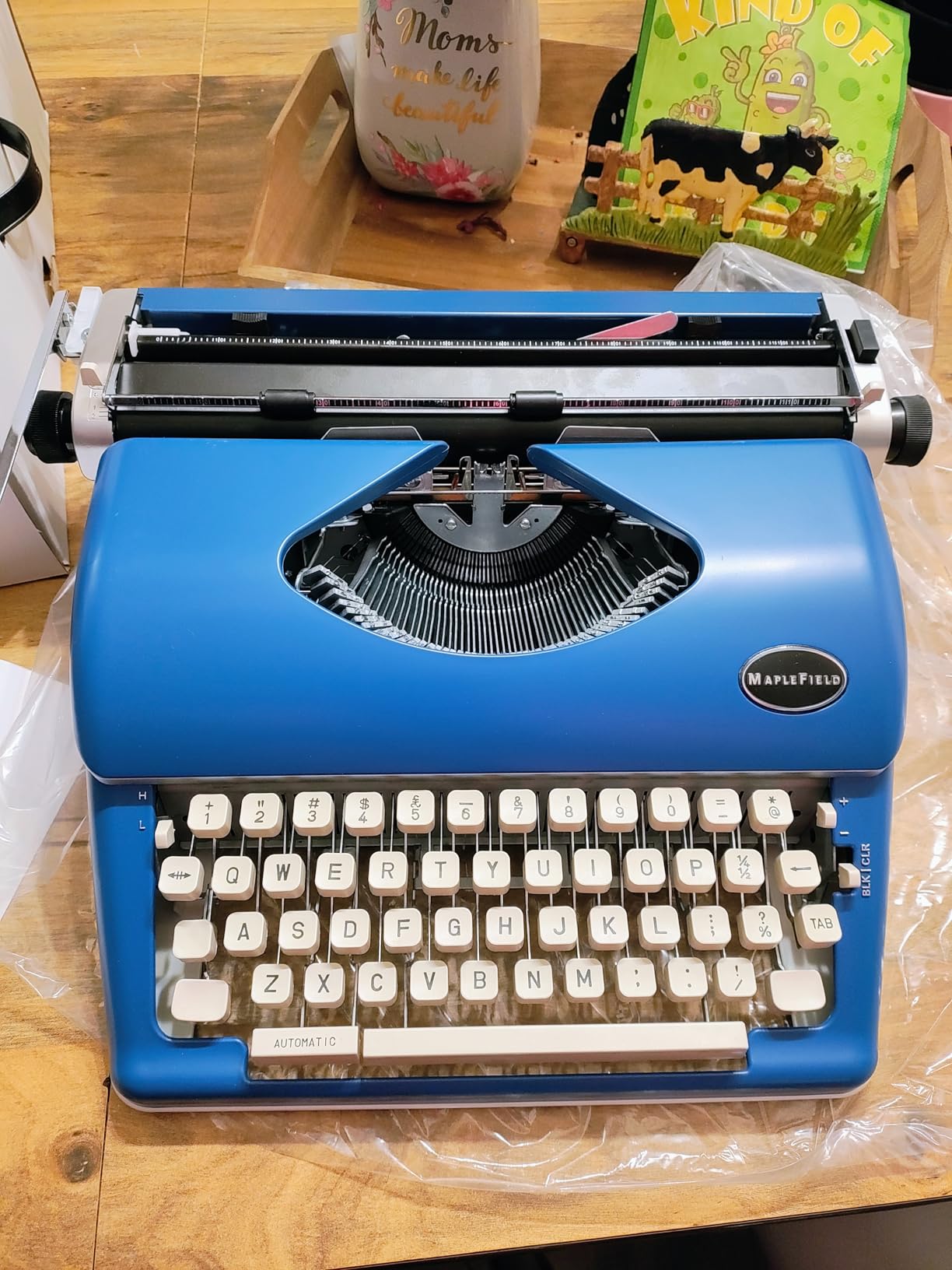 Maplefield Antique Manual Typewriter - for Journaling & Letter Writing customer photo 1